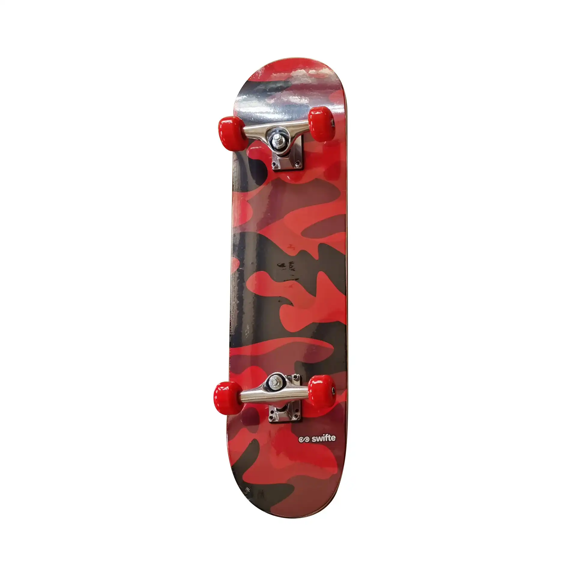 Swifte 31 X 8" Skateboard - Red Camo