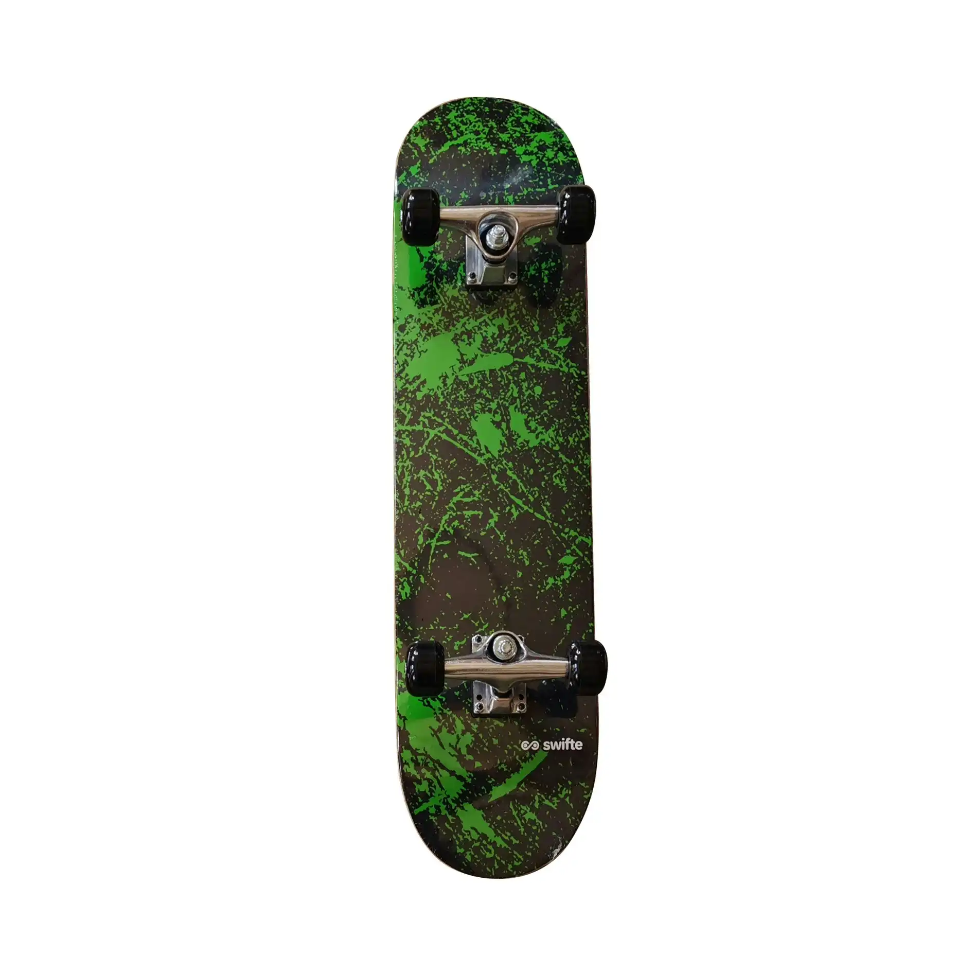 Swifte 31 X 8" Skateboard - Black And Green