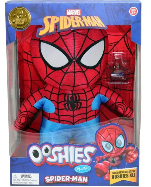 Ooshies Plush 14" Spiderman + Ooshie