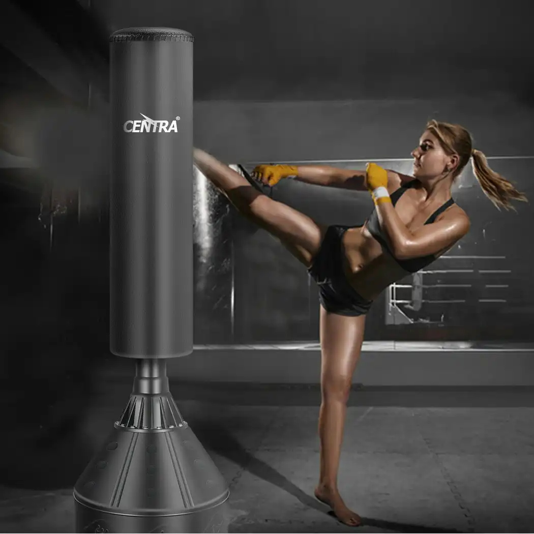 Centra Boxing Punching Bag Free Standing Speed Bag Dummy UFC Kick Training 170cm (PUCH1001-RD)