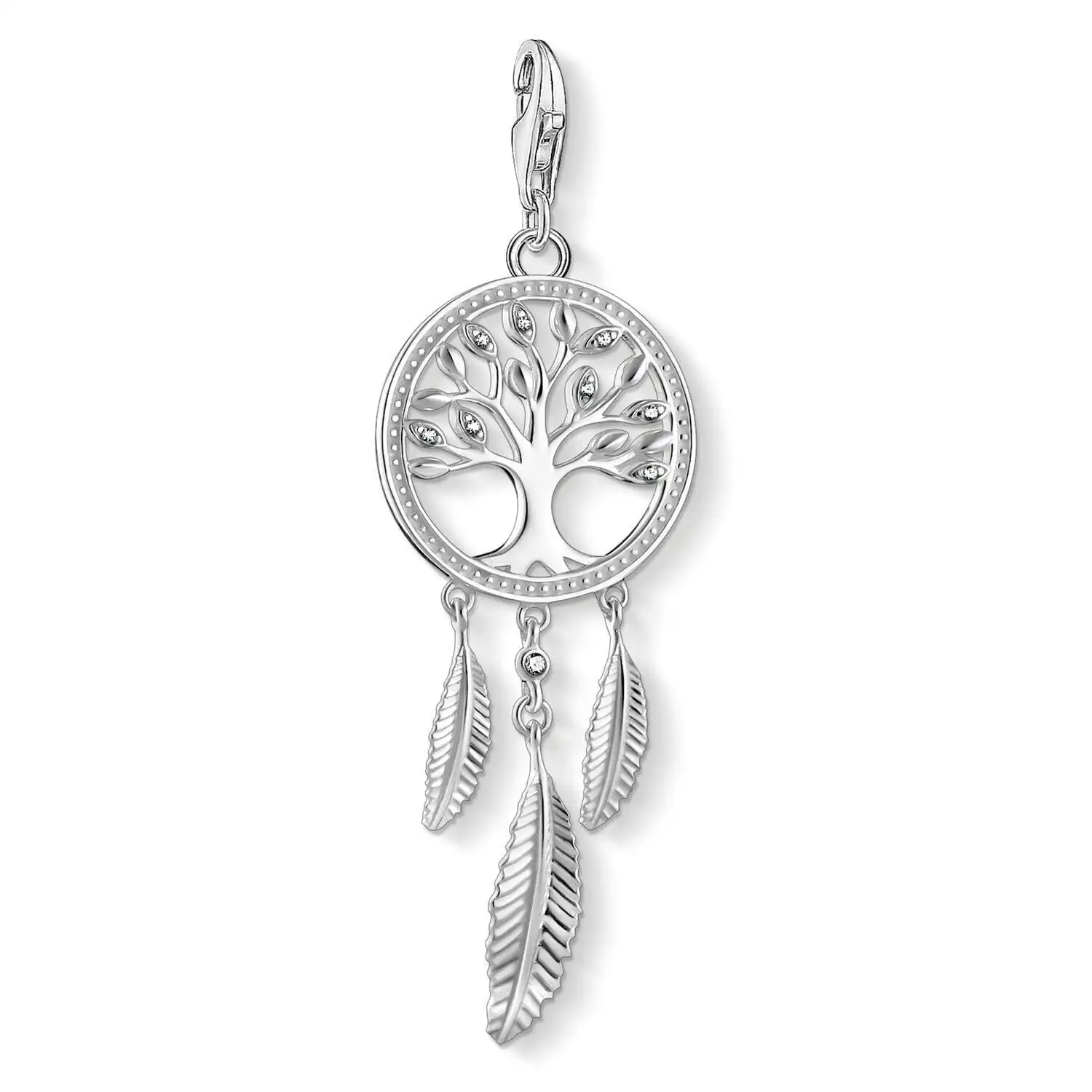 Thomas Sabo Charm Pendant Dreamcatcher Tree Of Love Silver