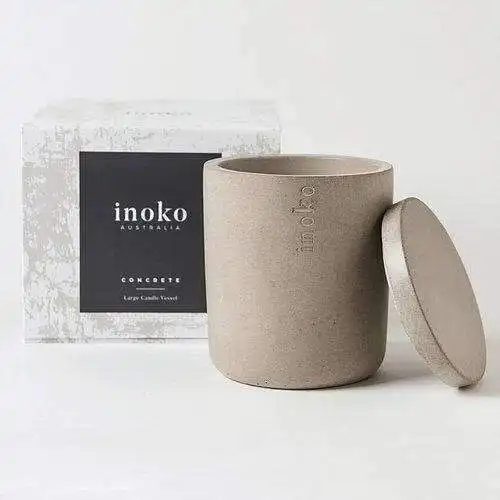 Inoko | Small Concrete Candle Vessel