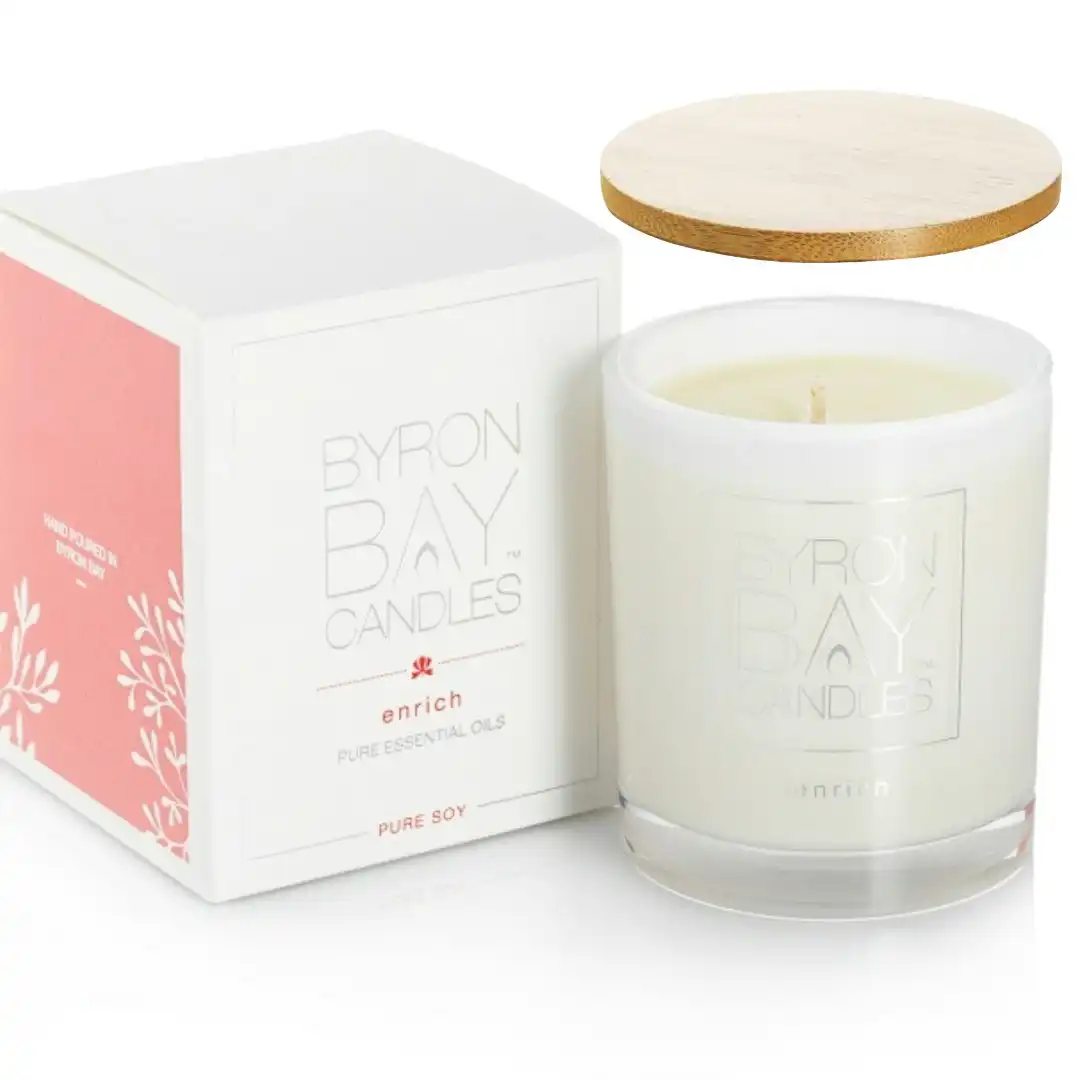 Byron Bay | Enrich - Large 50 Hour Scented Pure Soy Candle