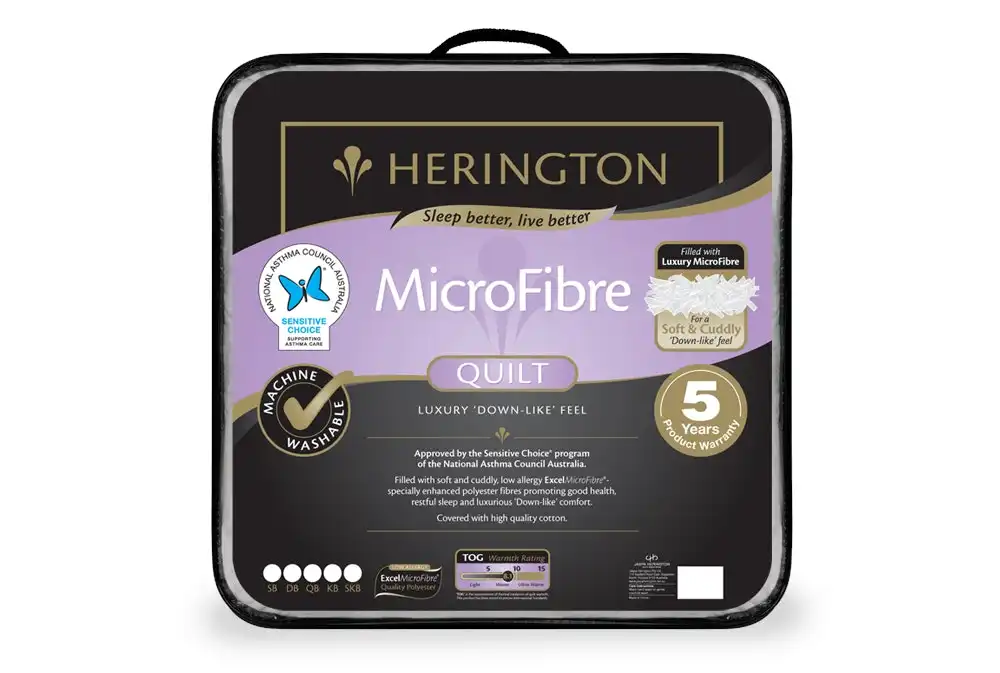 Herington MicroFibre Quilt - AIUSTRALIAN BEST SELLER