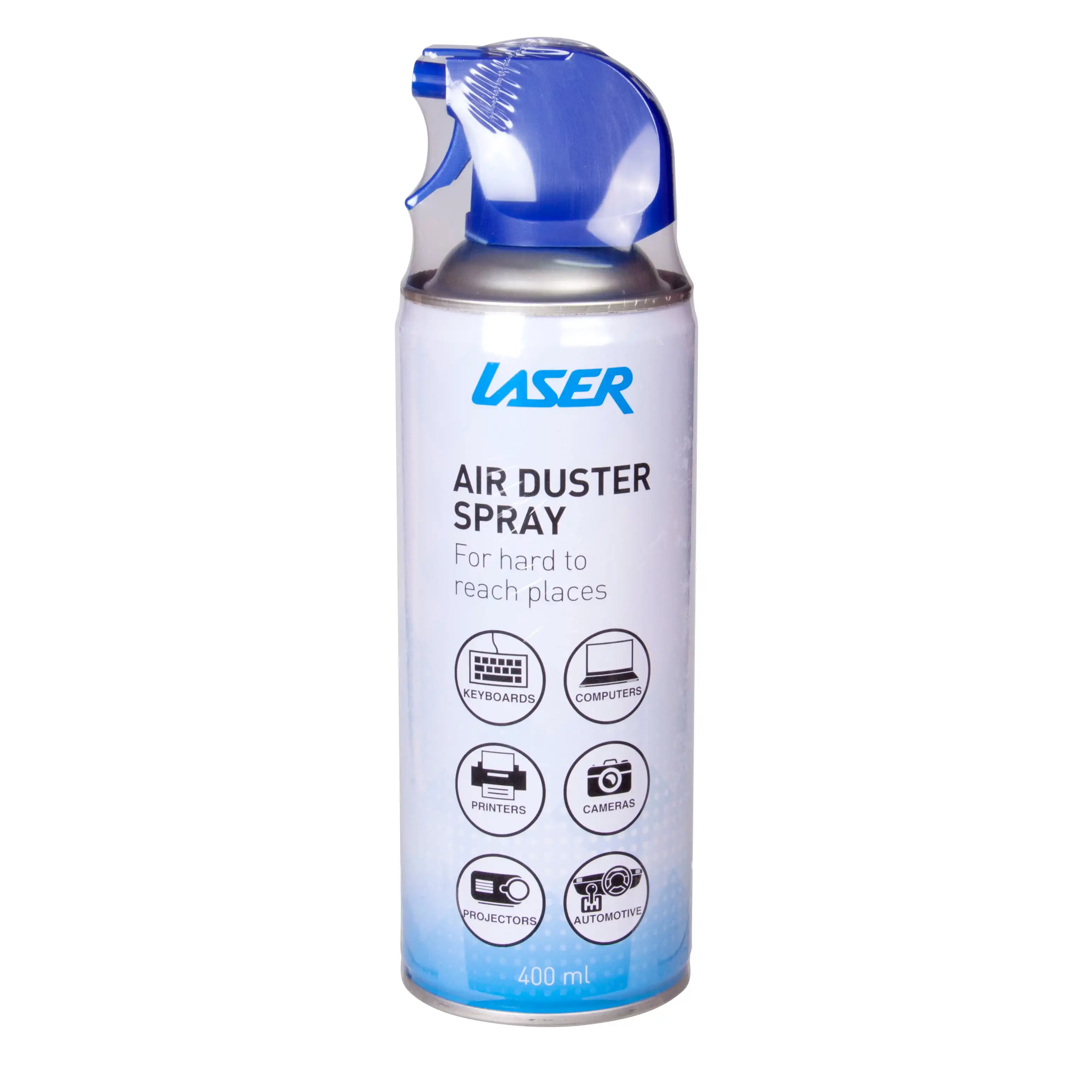 Laser Clean Range Air Duster Spray 400ML Cleaner for Laptop/Keyboard/Camera