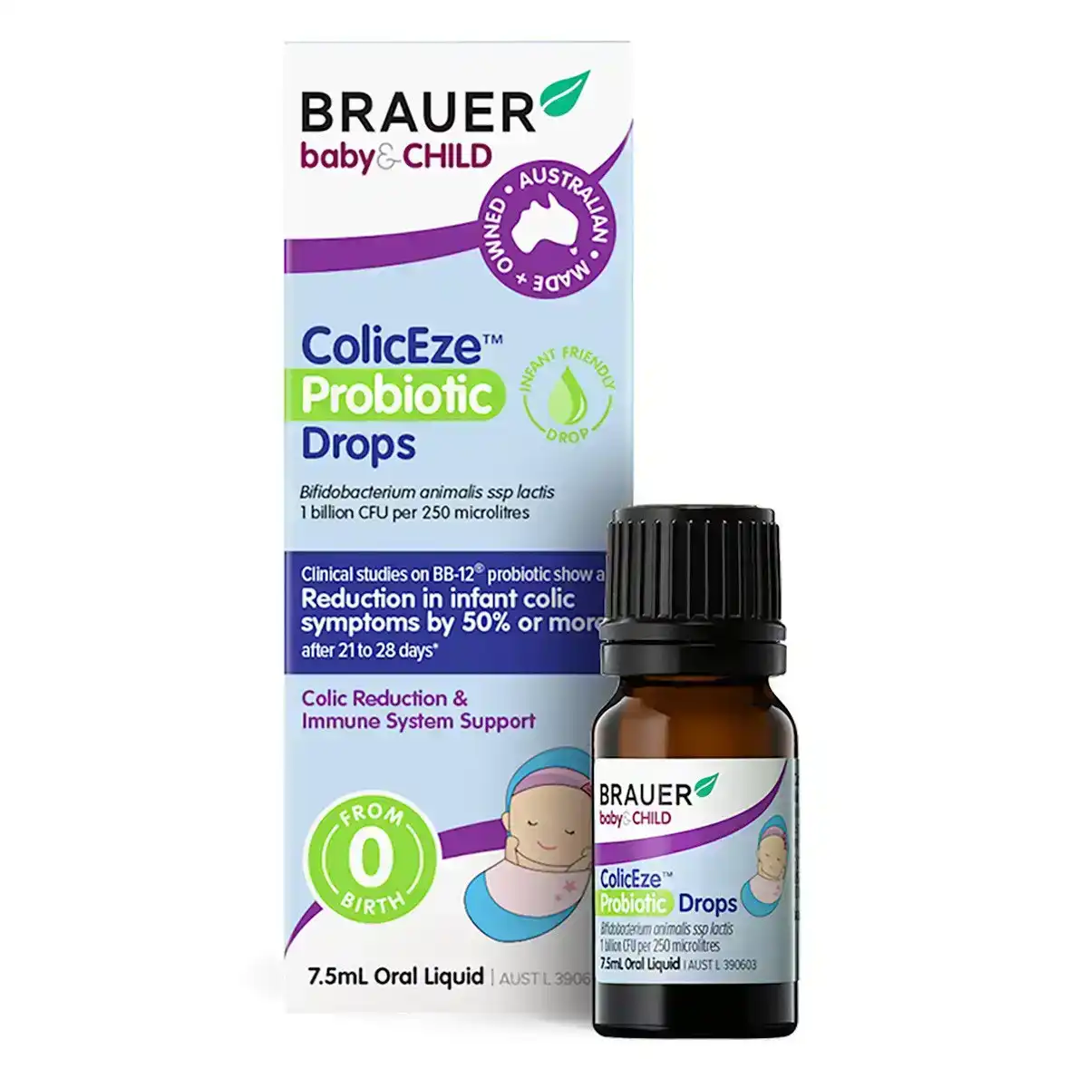 Brauer Baby ColicEze Probiotic Drops 7.5 ml