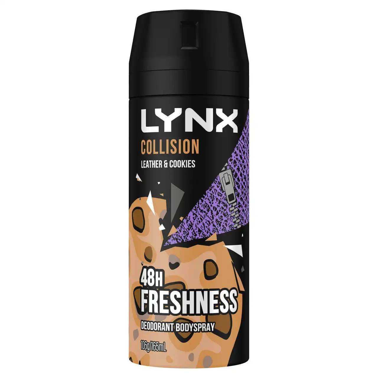 Lynx Deodorant Body Spray Collision Leather & Cookies 165 ml