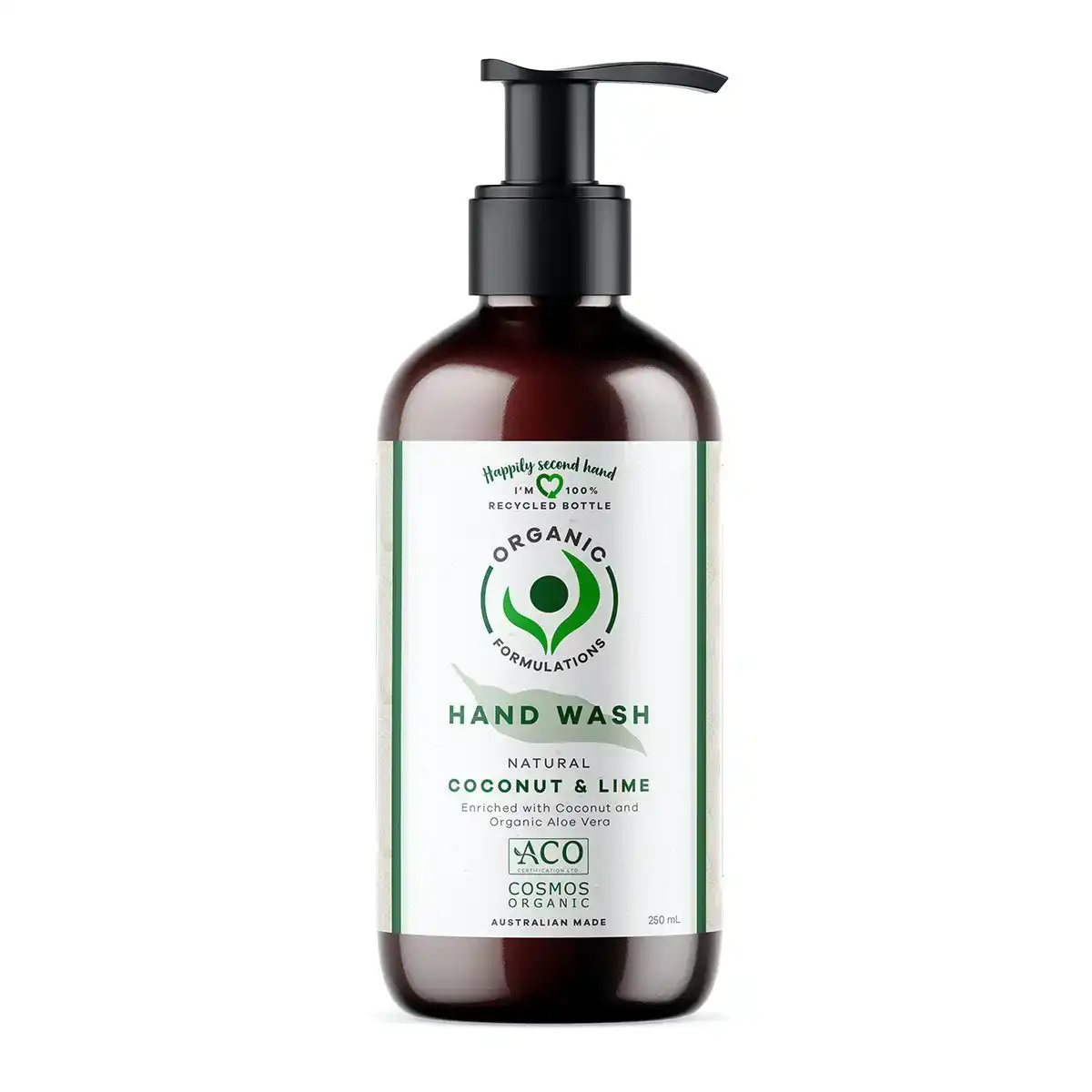 Organic Formulations Natural Coconut &amp; Lime Hand Wash 250ml