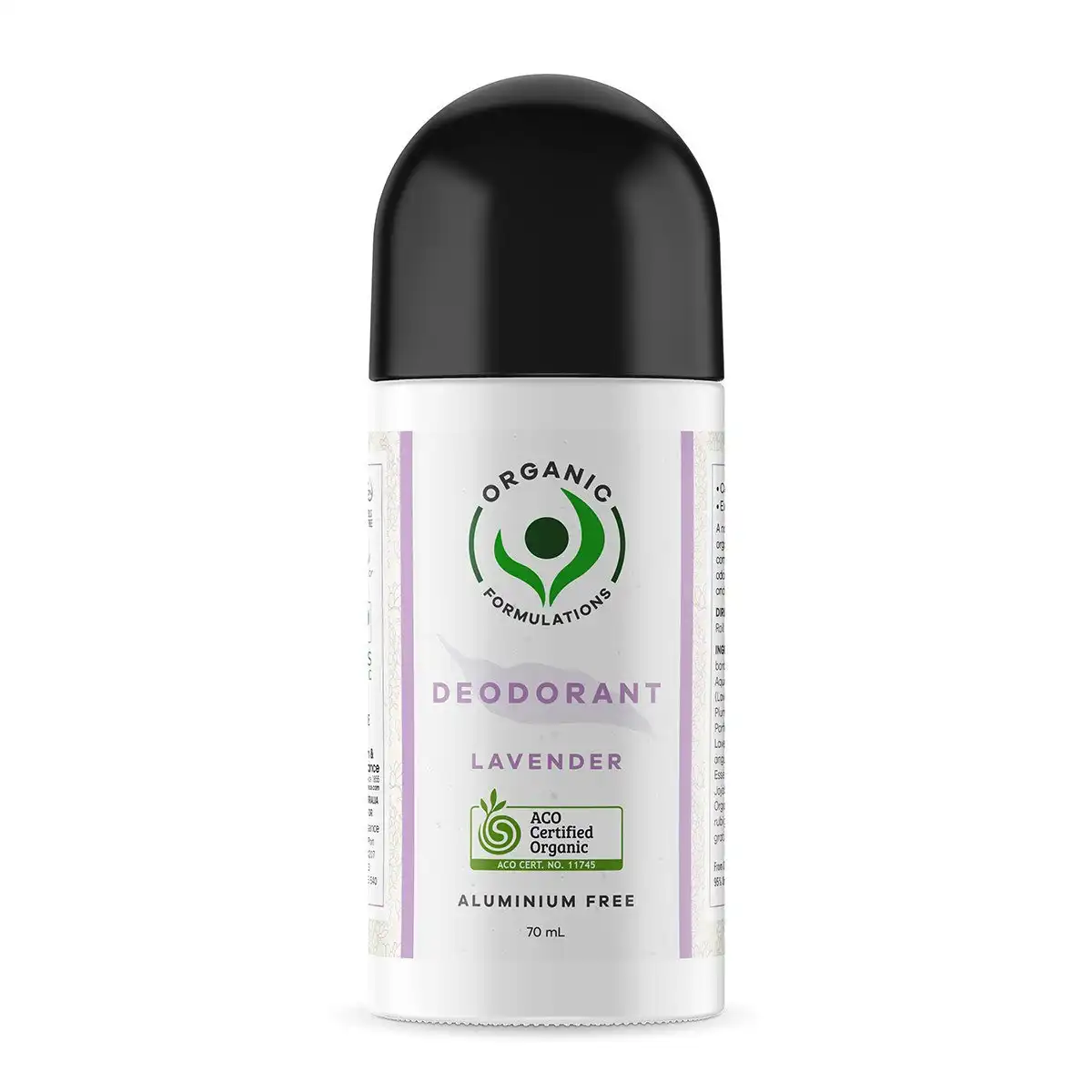 Organic Formulations Lavender Deodorant 70ml