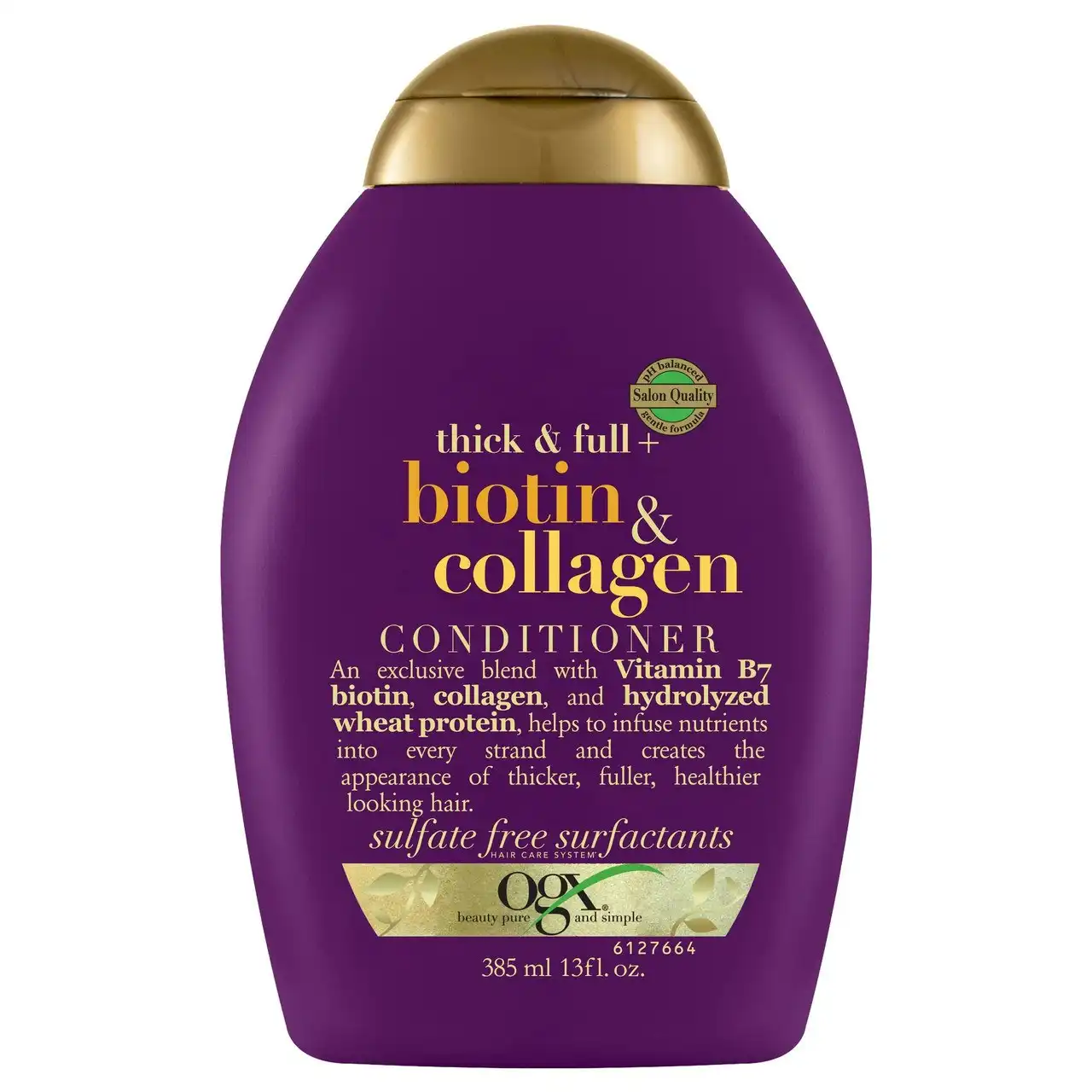 OGX Thick & Full + Volumising Biotin & Collagen Conditioner For Fine Hair 385mL