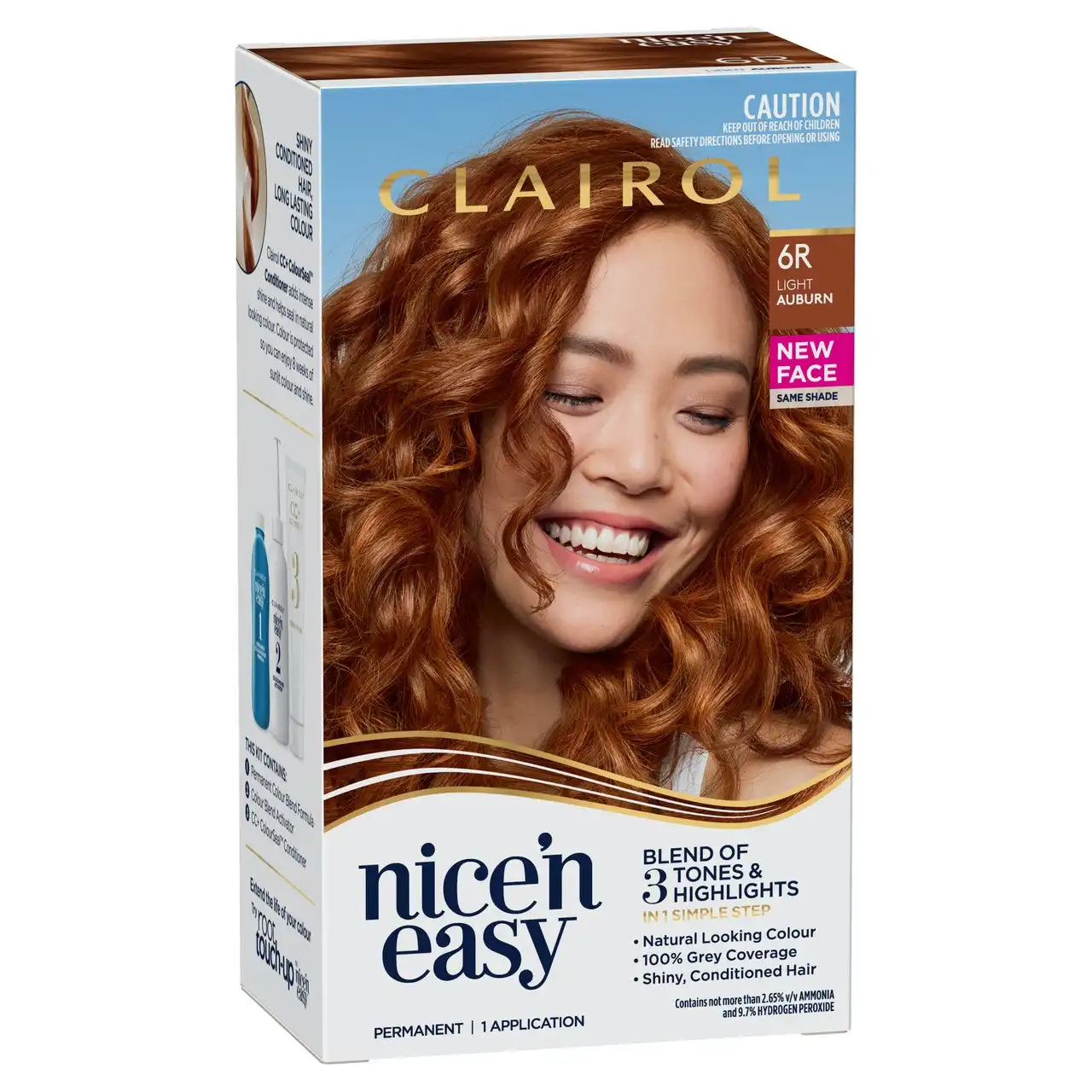 Clairol Nice 'N Easy 6R Natural Light Auburn Permanent Hair Colour