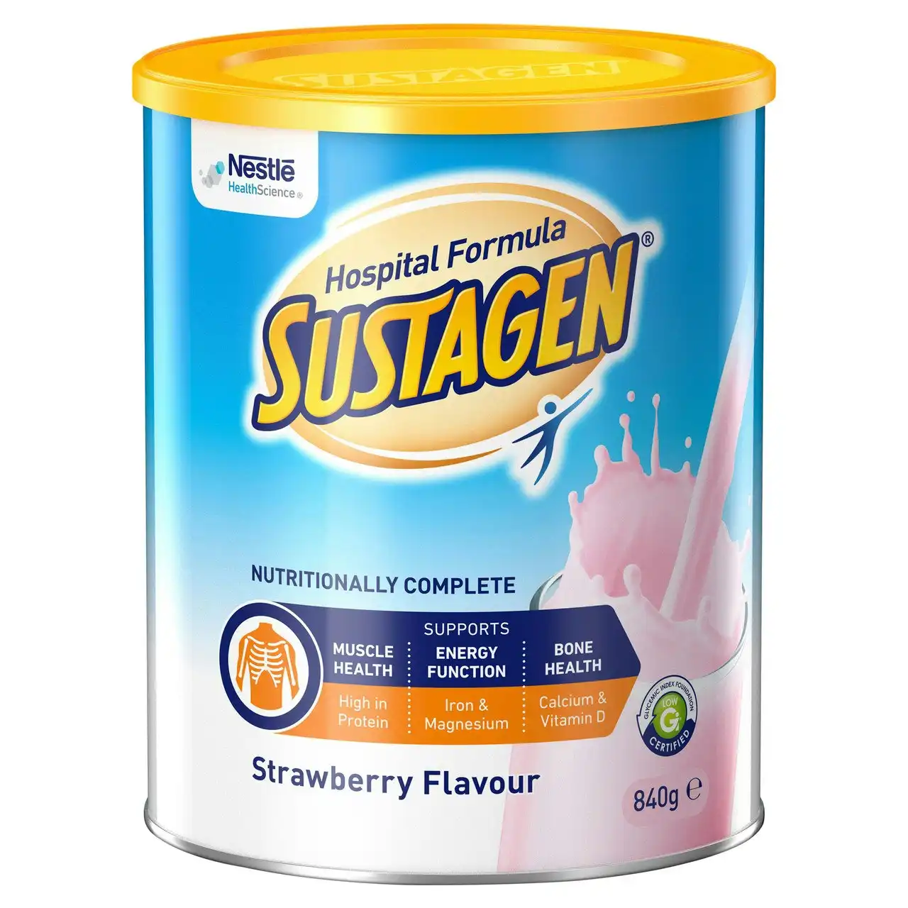 SUSTAGEN(R) Hospital Formula Strawberry 840g Powder Nutritional Supplement