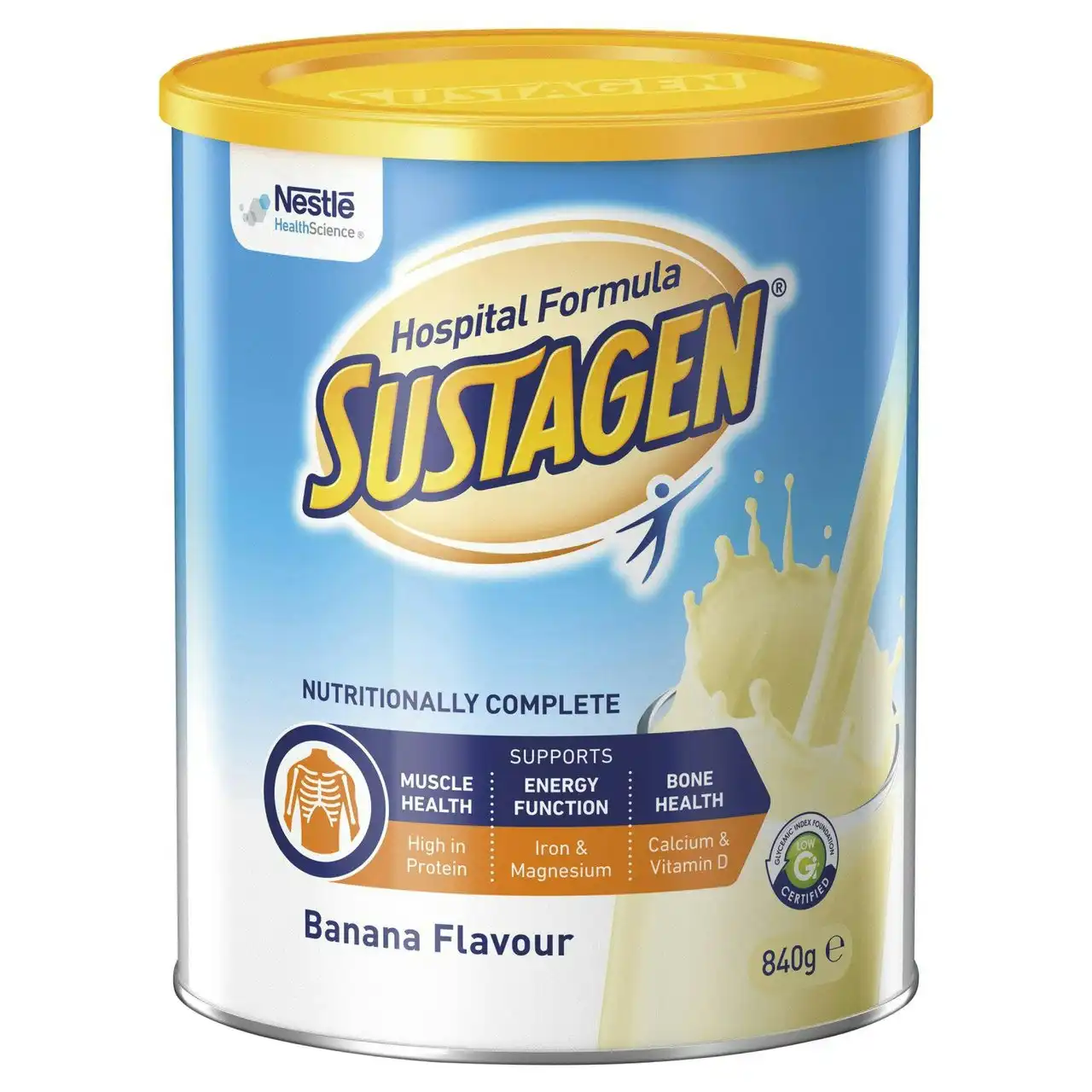SUSTAGEN(R) Hospital Formula Banana 840g Powder Nutritional Supplement