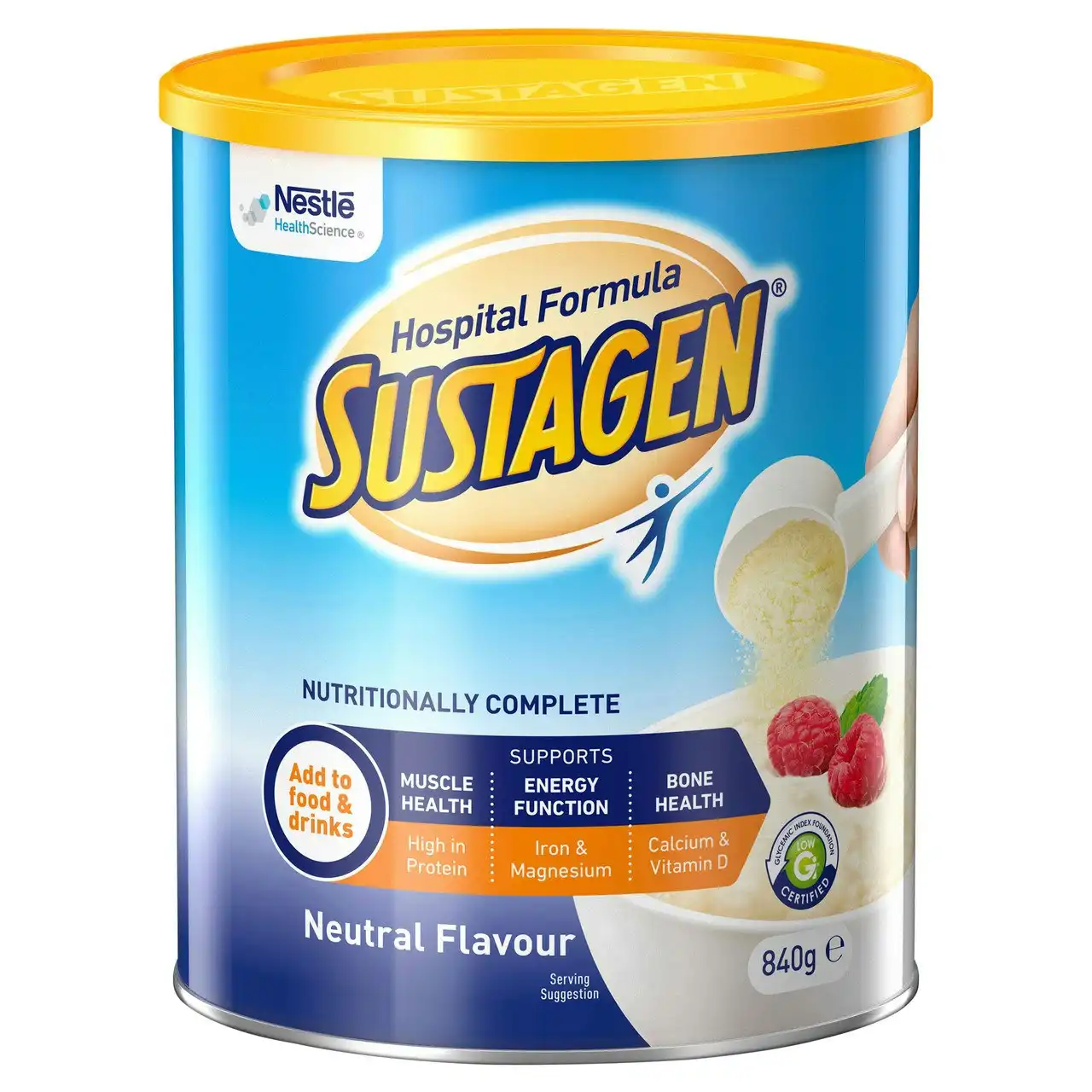 SUSTAGEN(R) Hospital Formula Neutral 840g Powder Nutritional Supplement