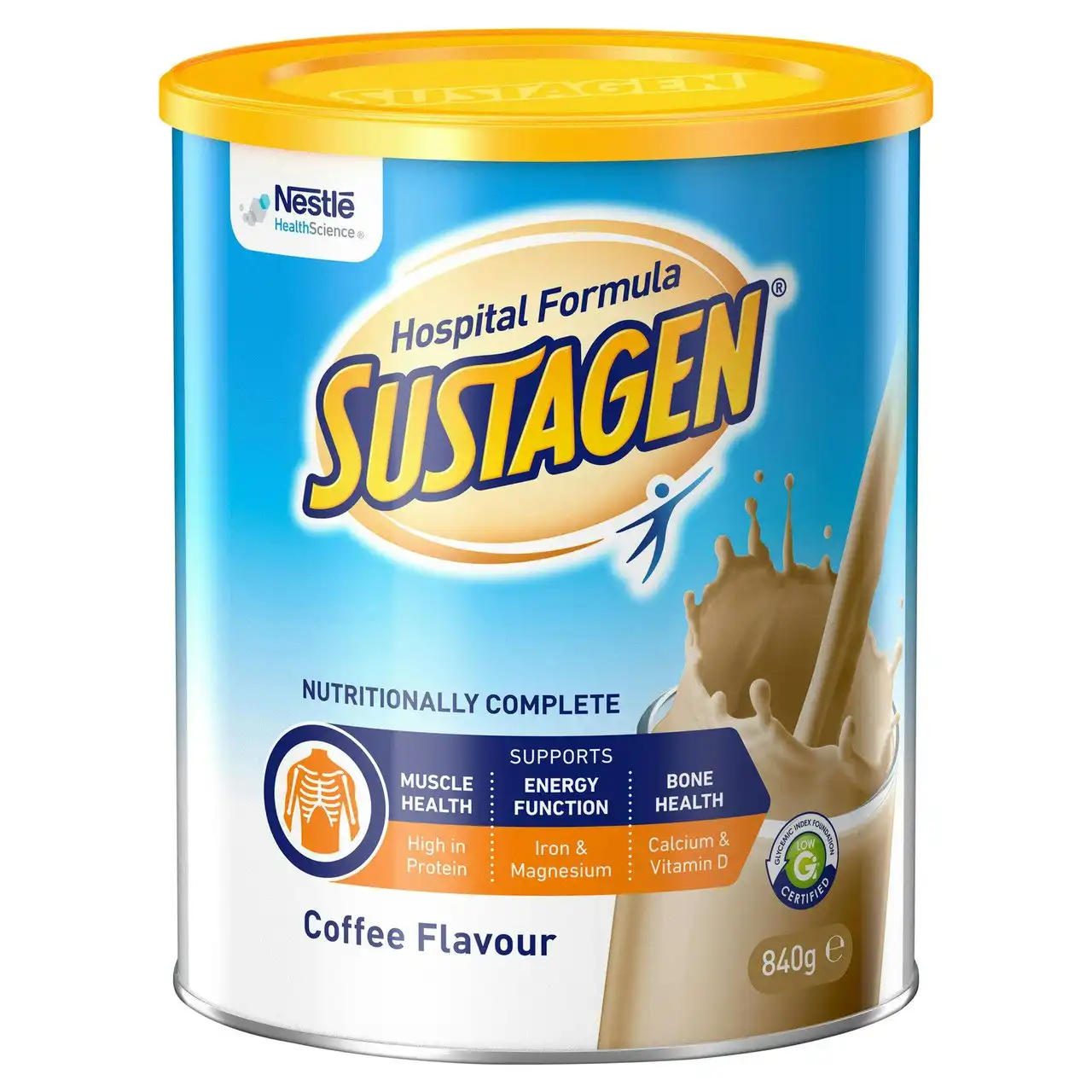 SUSTAGEN(R) Hospital Formula Coffee 840g Powder Nutritional Supplement