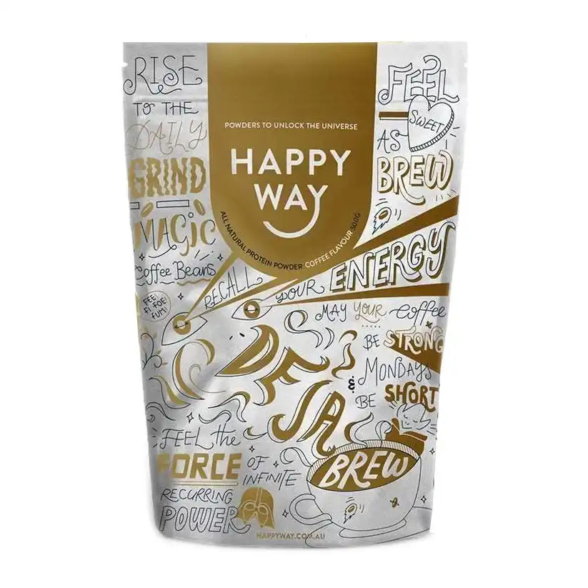 Happy Way Coffee All Natural Protein Powder 500g