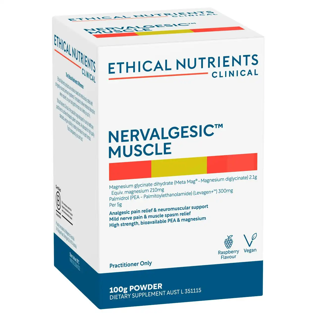 Ethical Nutrients Clinical Nervalgesic Muscle 100g Powder