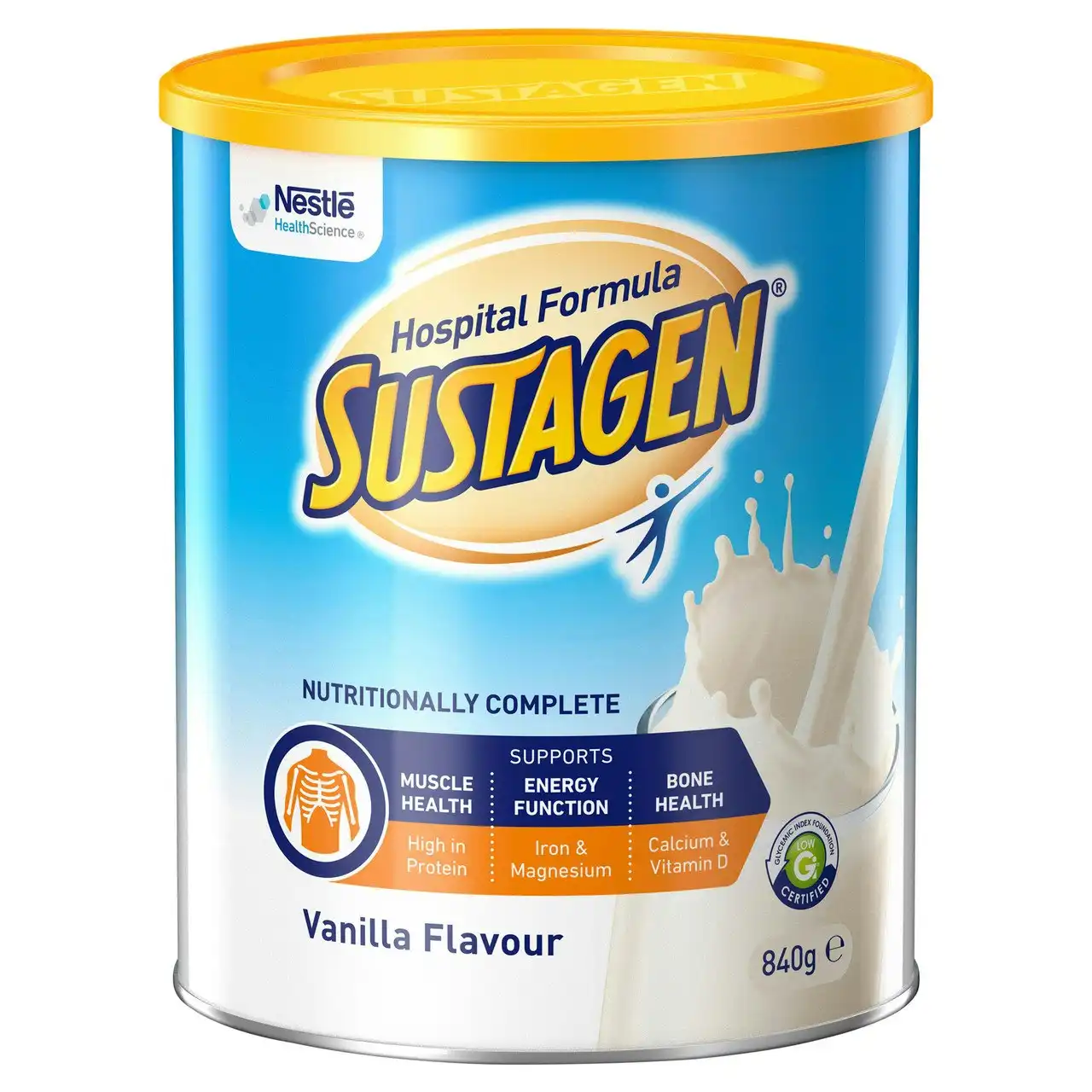 SUSTAGEN(R) Hospital Formula Vanilla 840g Powder Nutritional Supplement