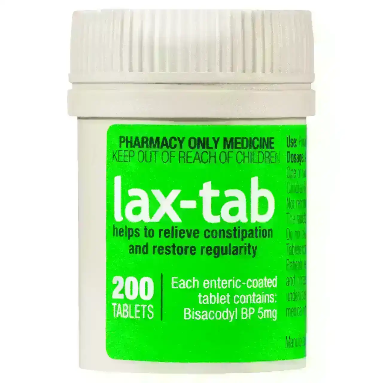 Lax-Tab(R) 200 Tablets