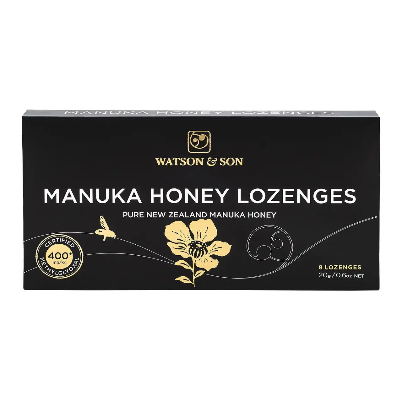 Watson & Son Manuka Honey Lozenges 400+ 8 Pack