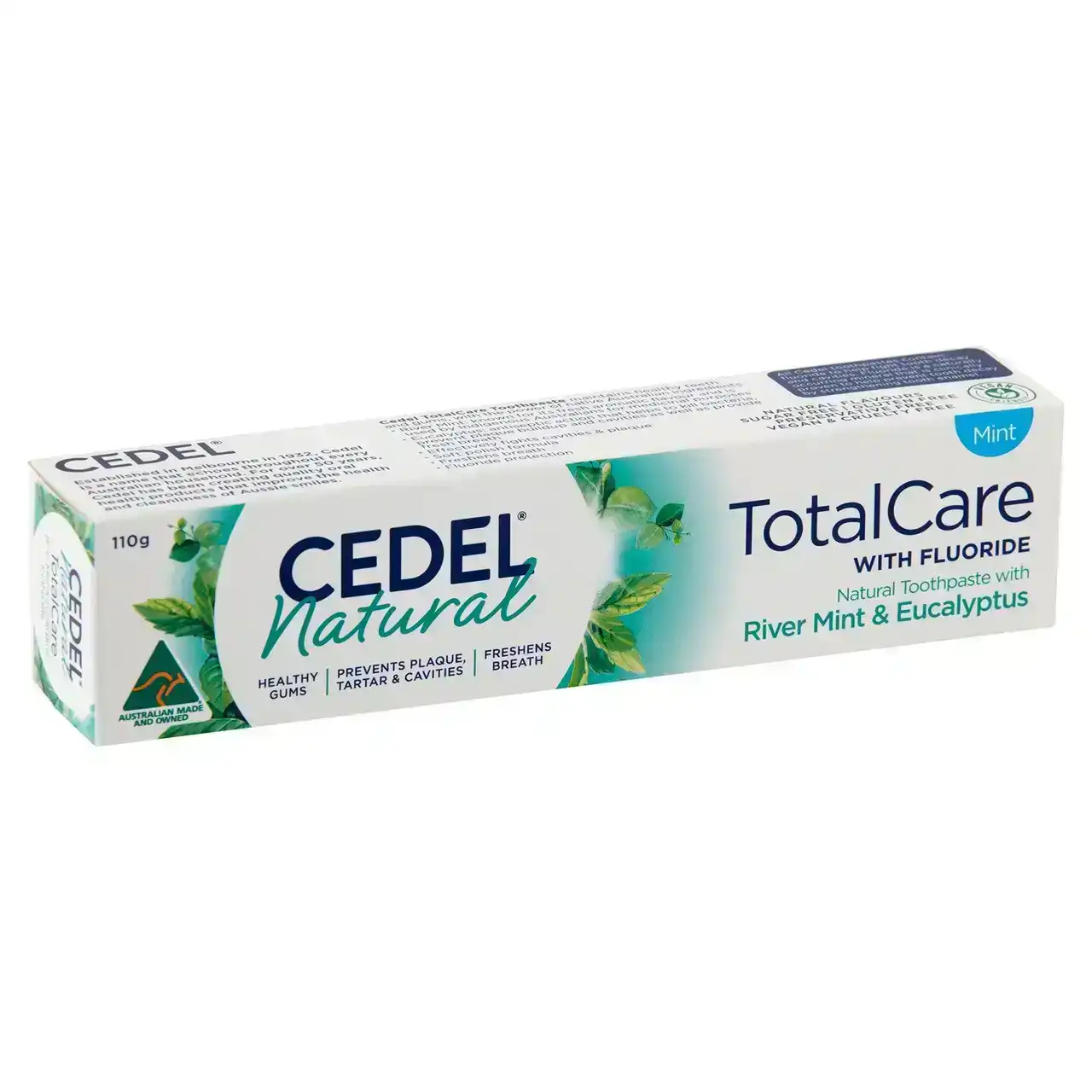 Cedel TotalCare Natural Toothpaste with River Mint &amp; Eucalyptus 110g