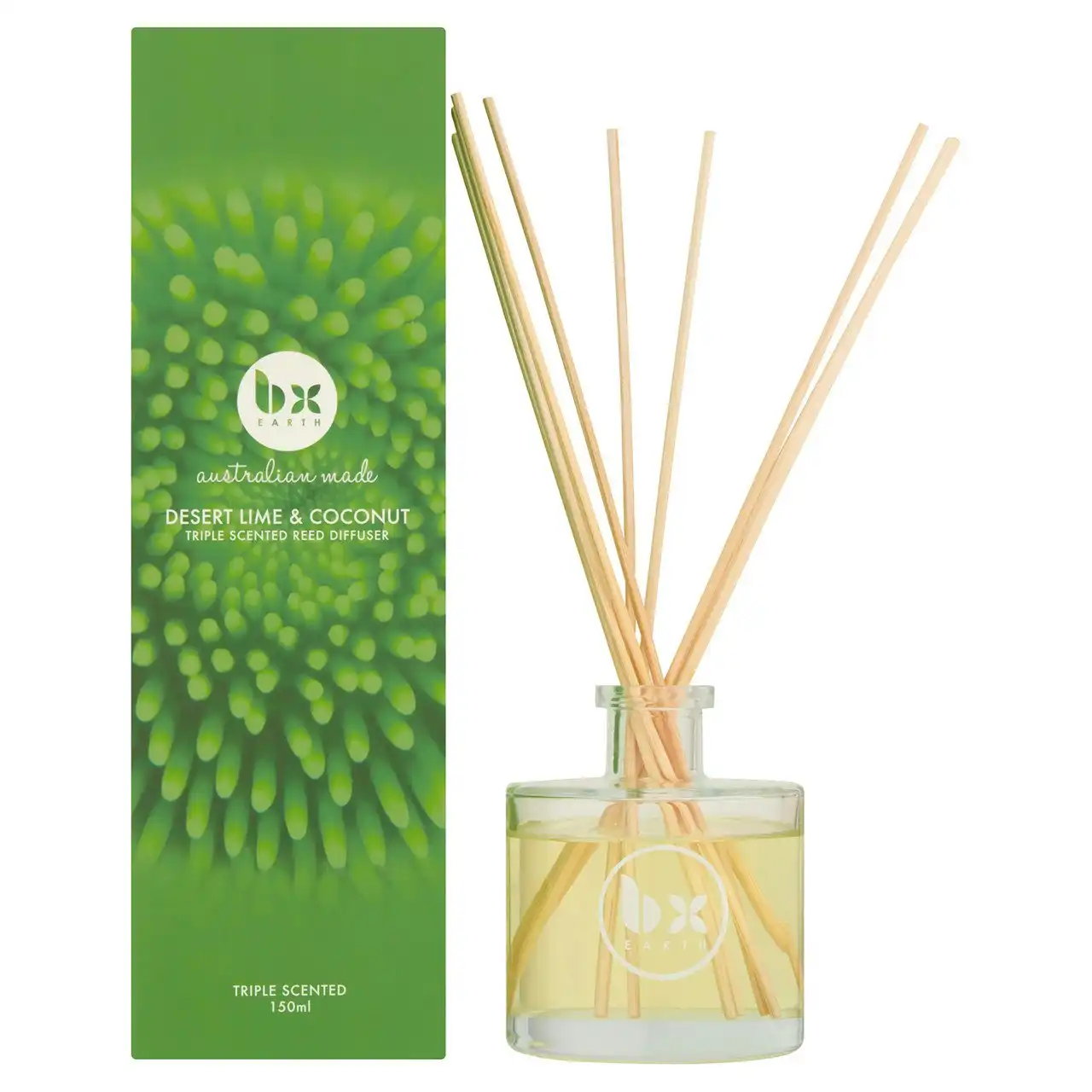 BX Earth Desert Lime & Coconut Triple Scented Reed Diffuser 150ml