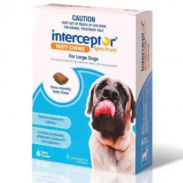 Interceptor Dogs Large (22-45kg) 6 Pack