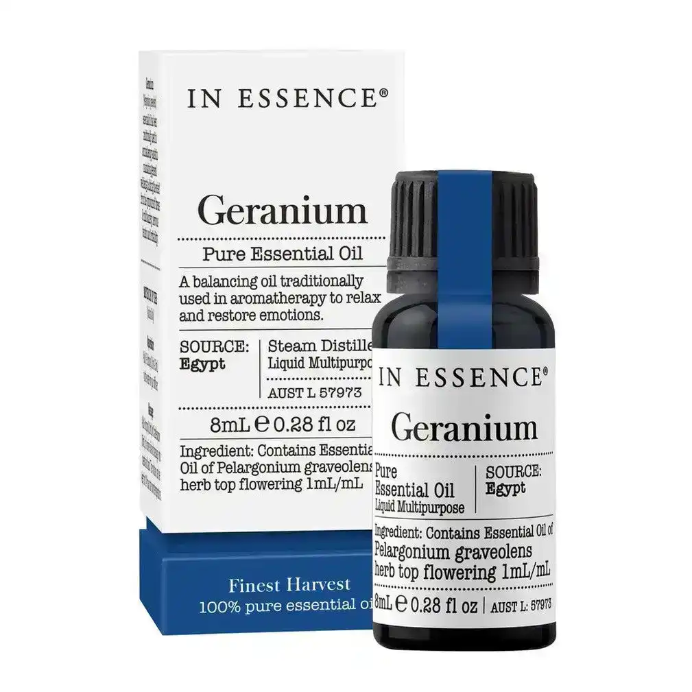 In Essence Geranium Pure Essential Oil 8ml