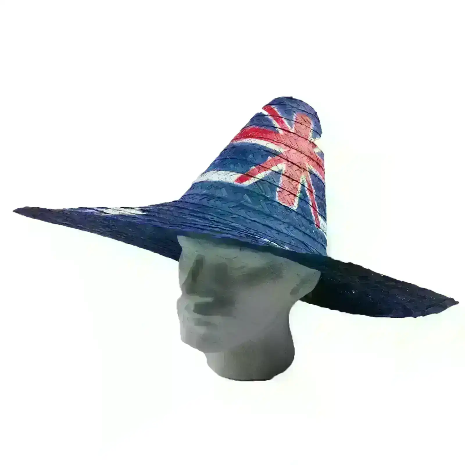 10x Mexican SOMBRERO Hat w Australian Aussie Flag Design Party Costume 55cm BULK