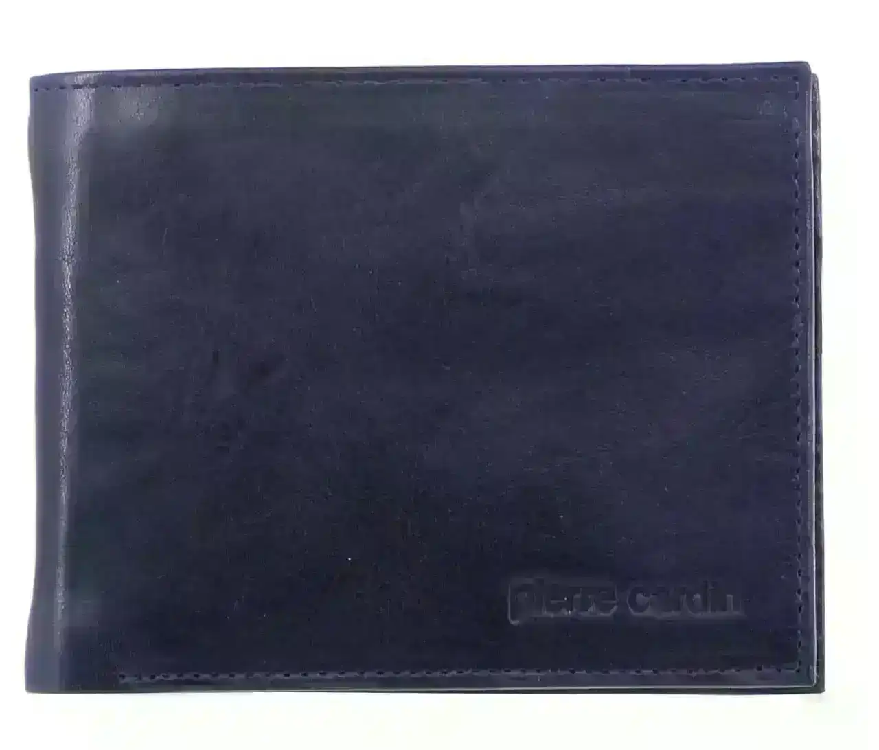 Pierre Cardin Mens RFID Slim Wallet Genuine Italian Leather Gift Box - Midnight