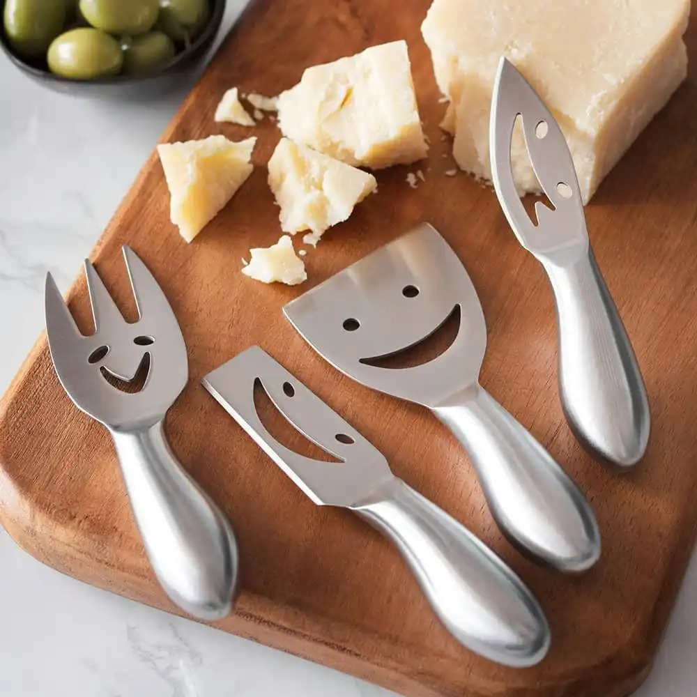 Clevinger Merrivale 4 Piece Stainless Steel Cheese Knife Set