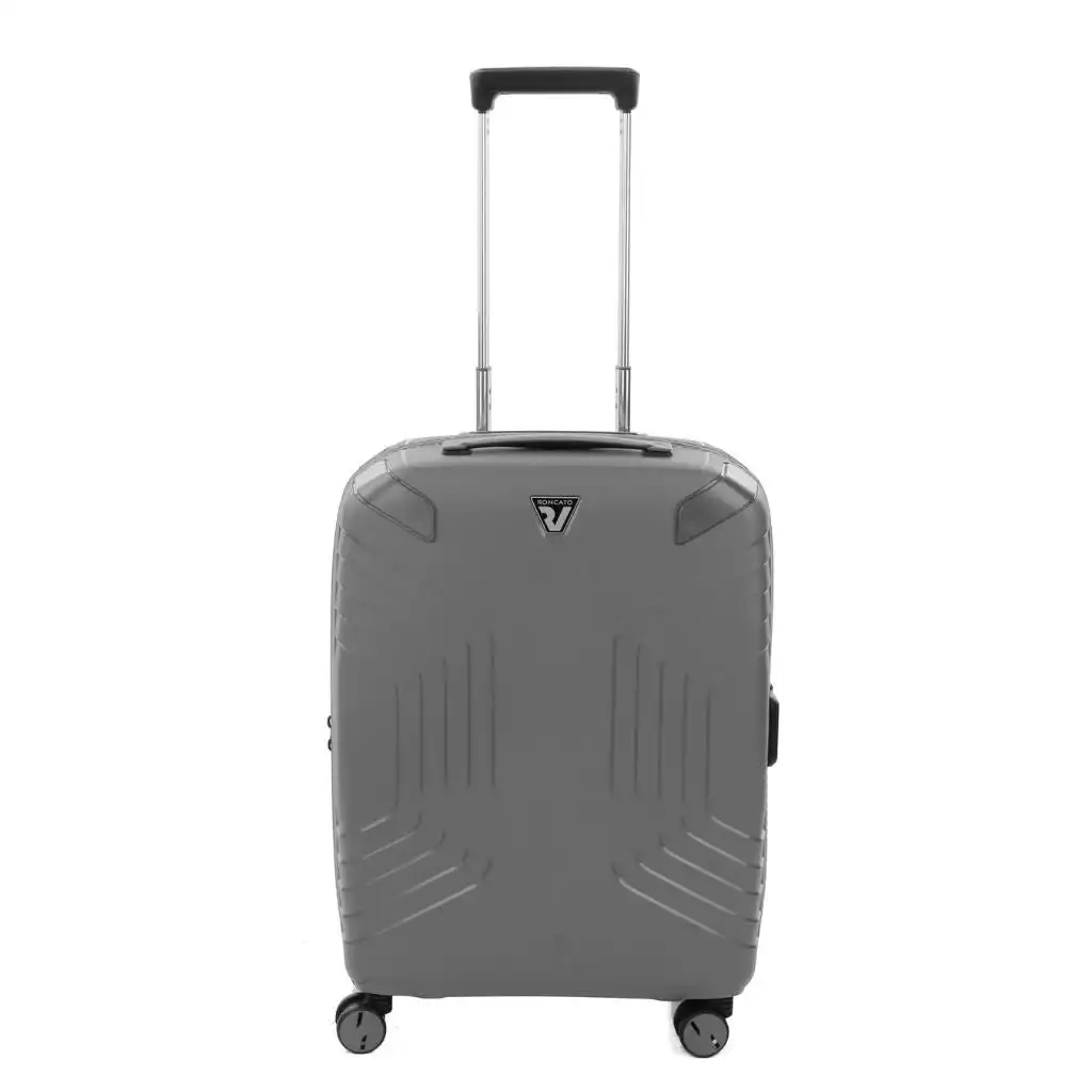 Roncato Ypsilon Carry On 55cm Hardsided Exp Spinner Suitcase Grey