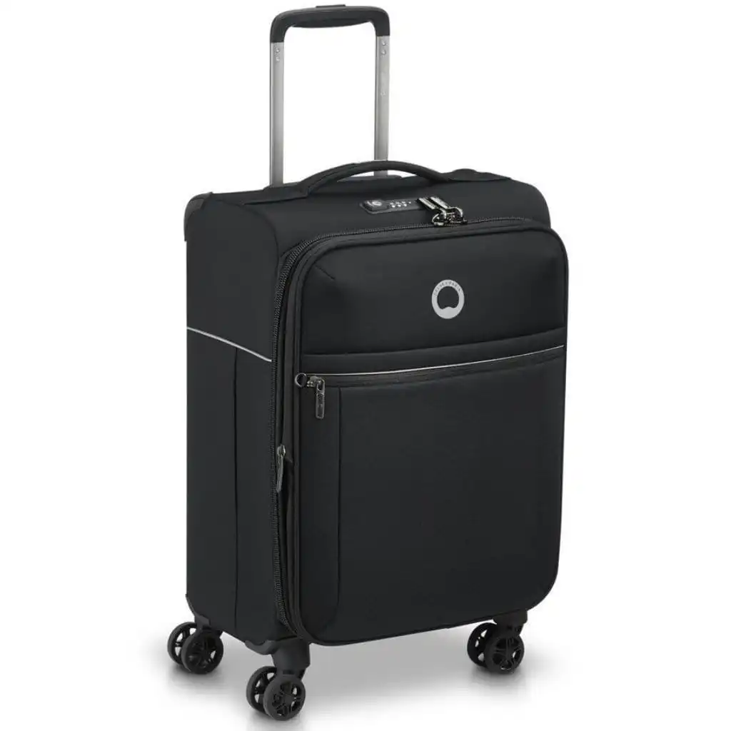 DELSEY BROCHANT 2.0 55cm Carry On Softsided Luggage - Black