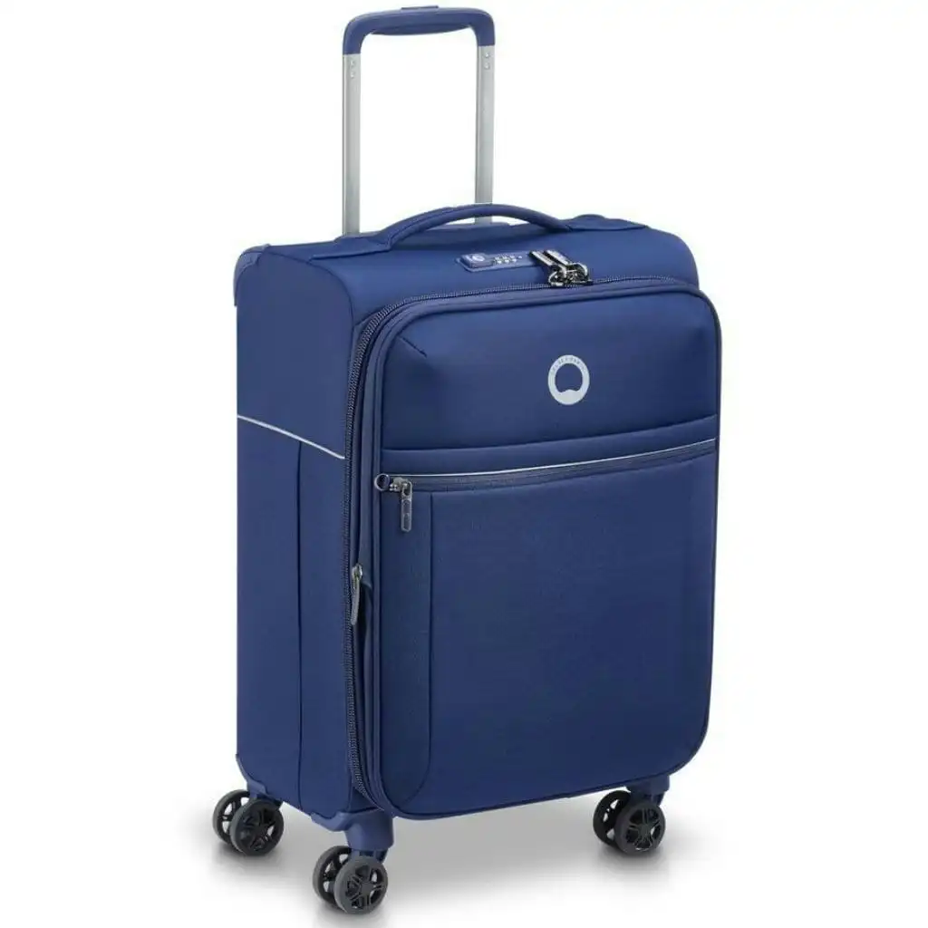 DELSEY BROCHANT 2.0 55cm Carry On Softsided Luggage - Blue