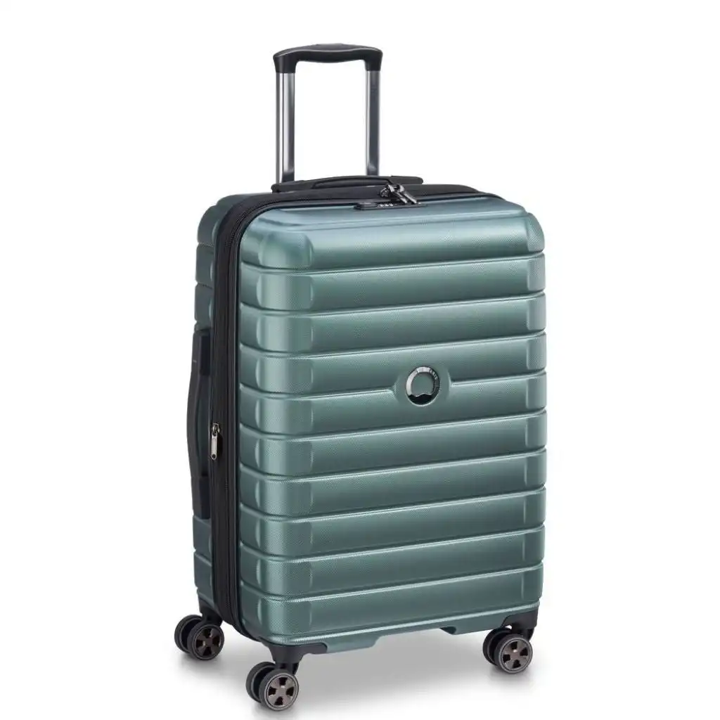 DELSEY Shadow 66cm Expandable Medium Luggage - Green