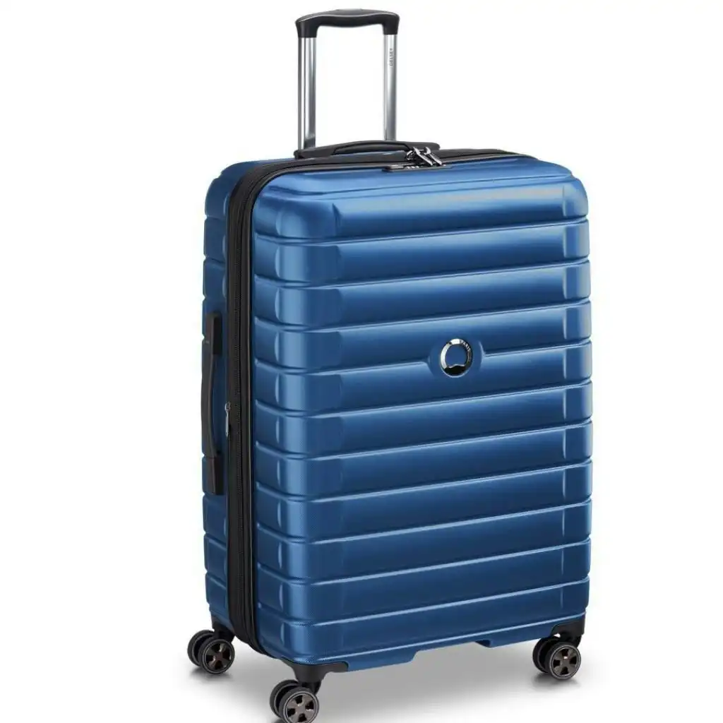 DELSEY Shadow 75cm Expandable Large Luggage - Blue