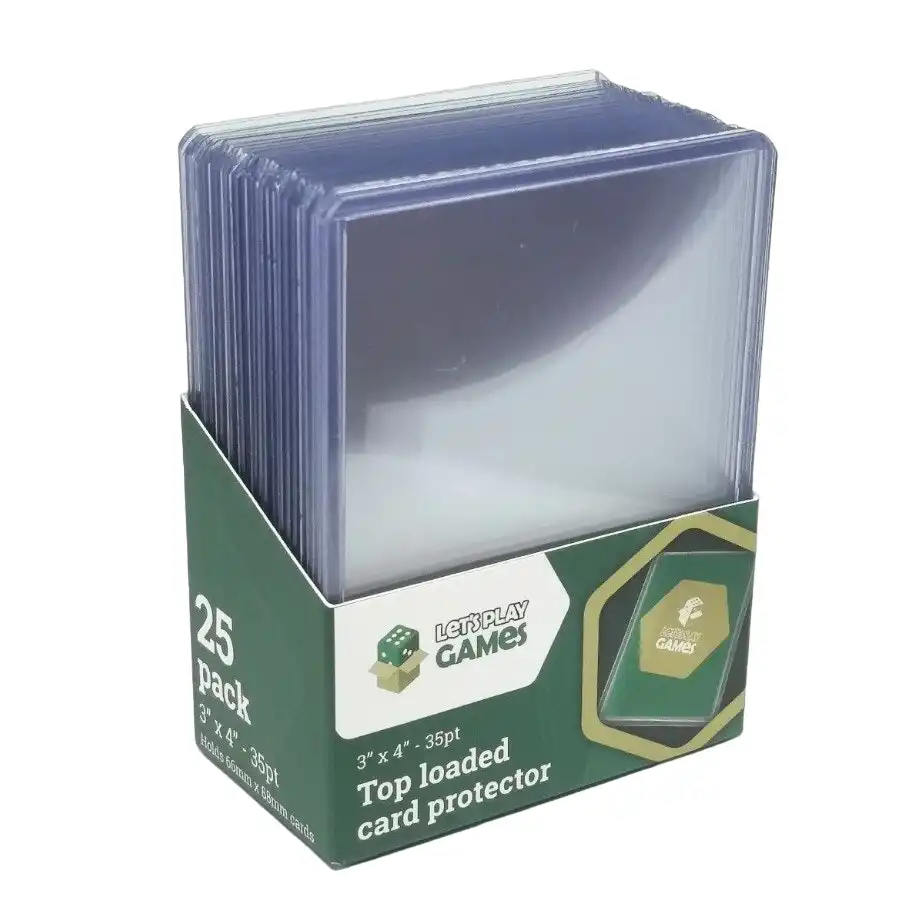 Top Loaded Card Protector 3x4