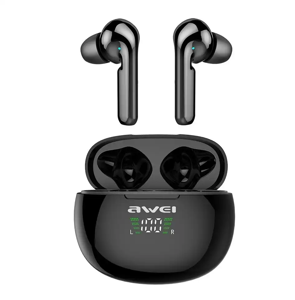 Awei T15P TWS Earbuds Bluetooth Headphones Wireless Touch Control Earphone Waterproof IPX5 For Mobile Phone