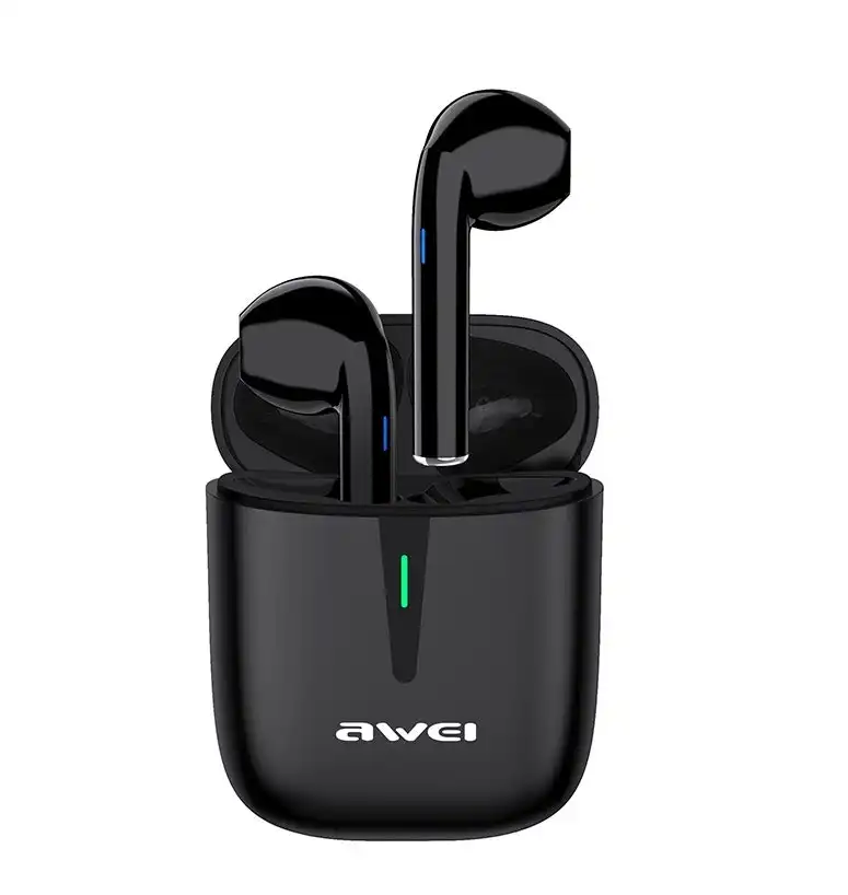 Awei T21 Sport Wireless Earphone Bluetooth Type-c Gaming Earbuds With Microphone Handsfree For iPhone
