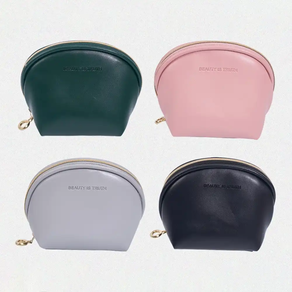 4Pcs Women's Makeup Pouch Portable Cosmetic Storage Bag Mini Coin Purse