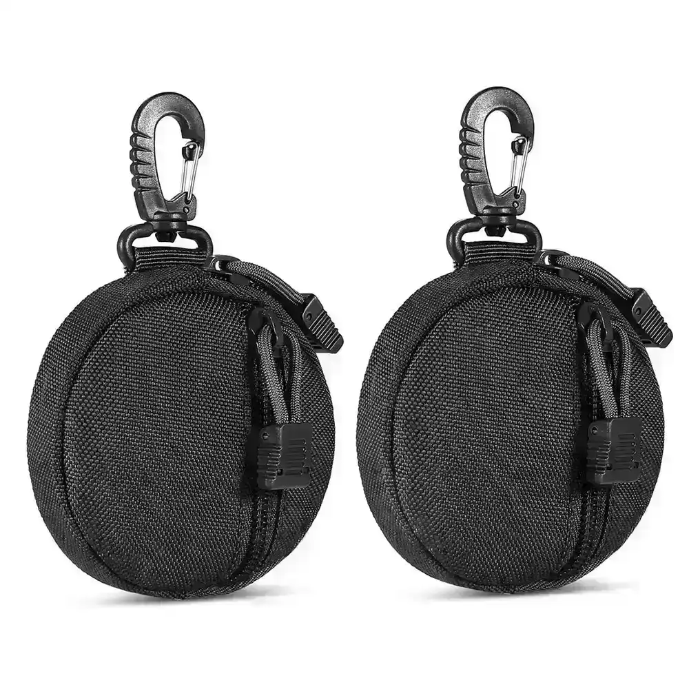 2pcs Tactical Wallet Pocket Military Accessories Bag Portable Mini Bag Key Bag
