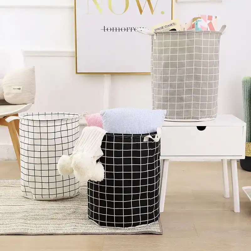 3 Pack Foldable Laundry Basket With Large Capacity