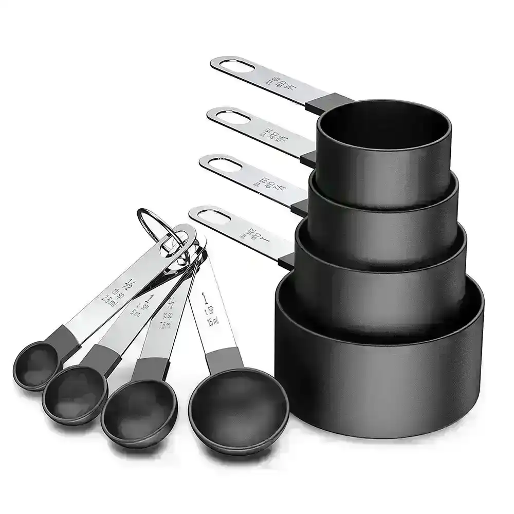8pcs Multi Purpose Spoons Cup Measuring Tools PP Baking Kitchen Gadgets