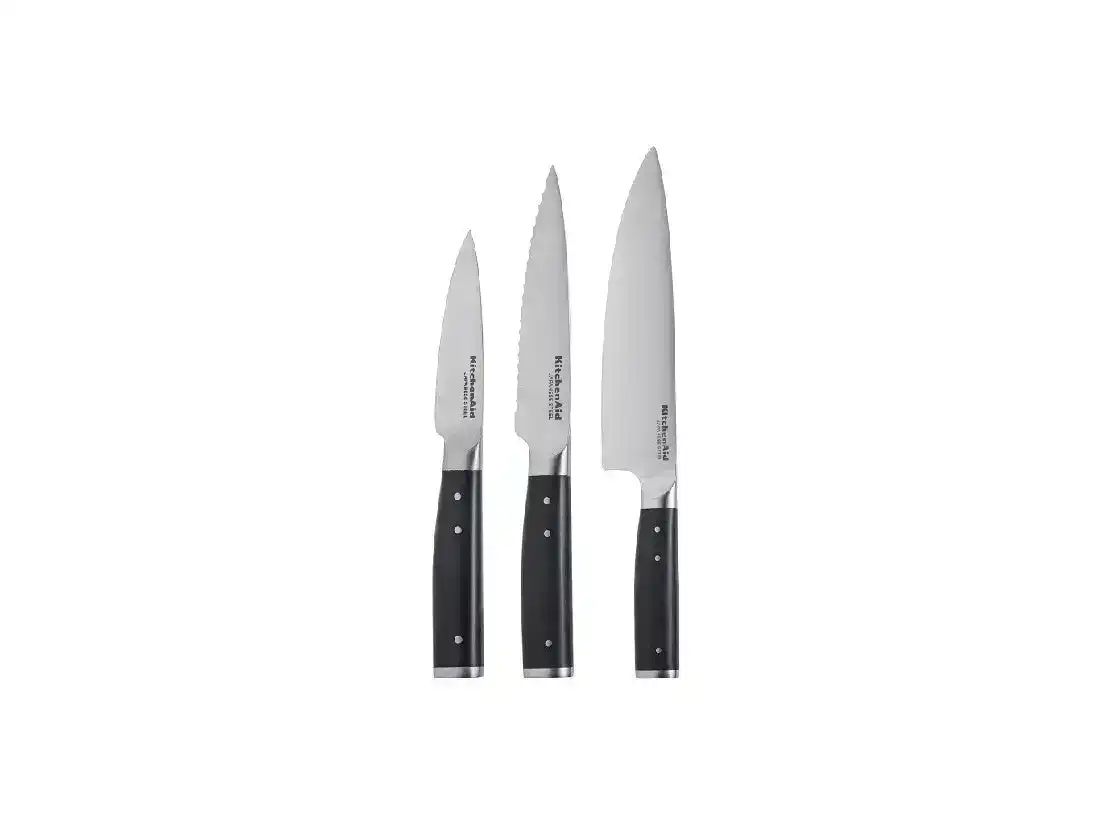 KitchenAid Gourmet Chef Knife Set 3pc With Sheath