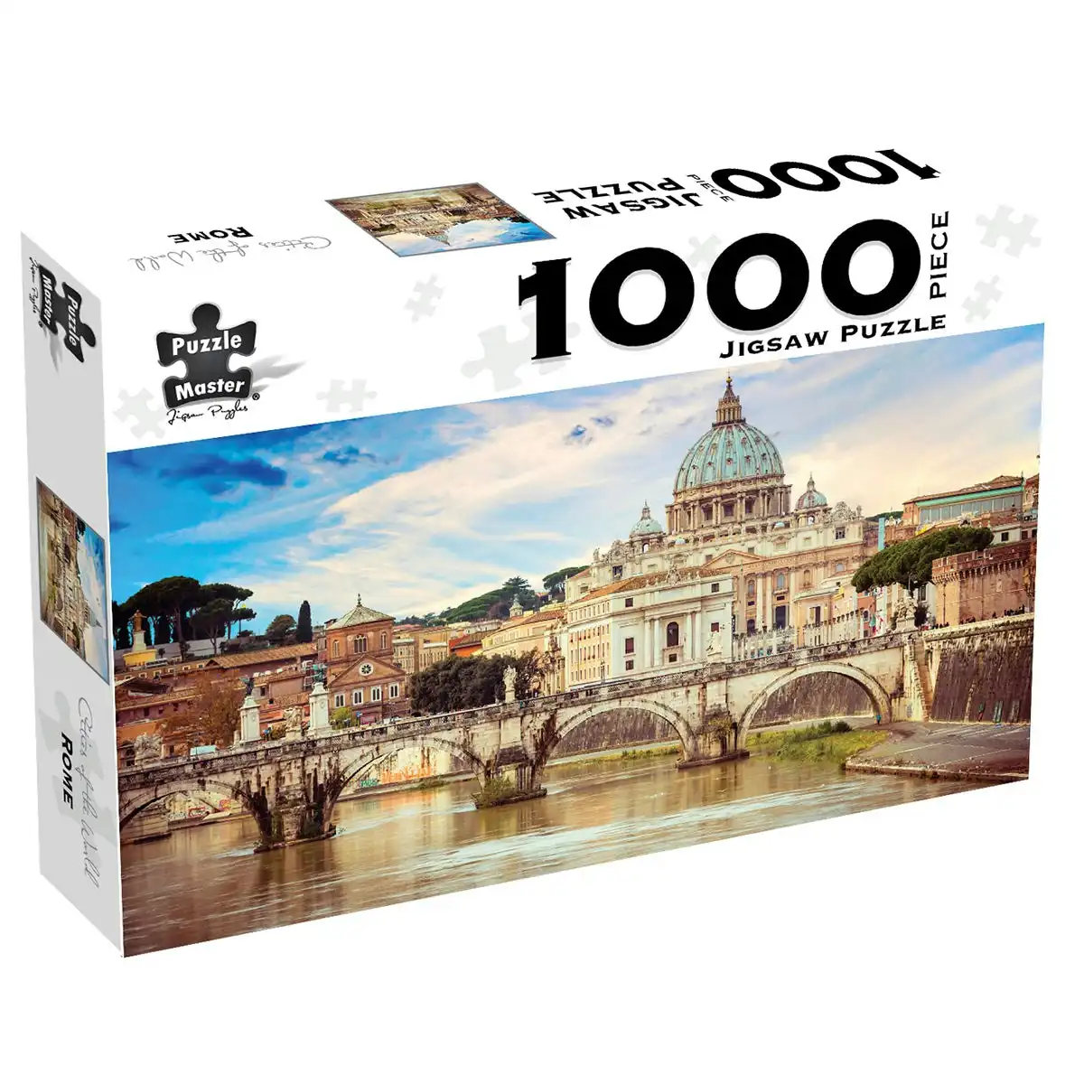 Puzzle Master 1000-Piece Jigsaw Puzzle, Cities of the World Rome