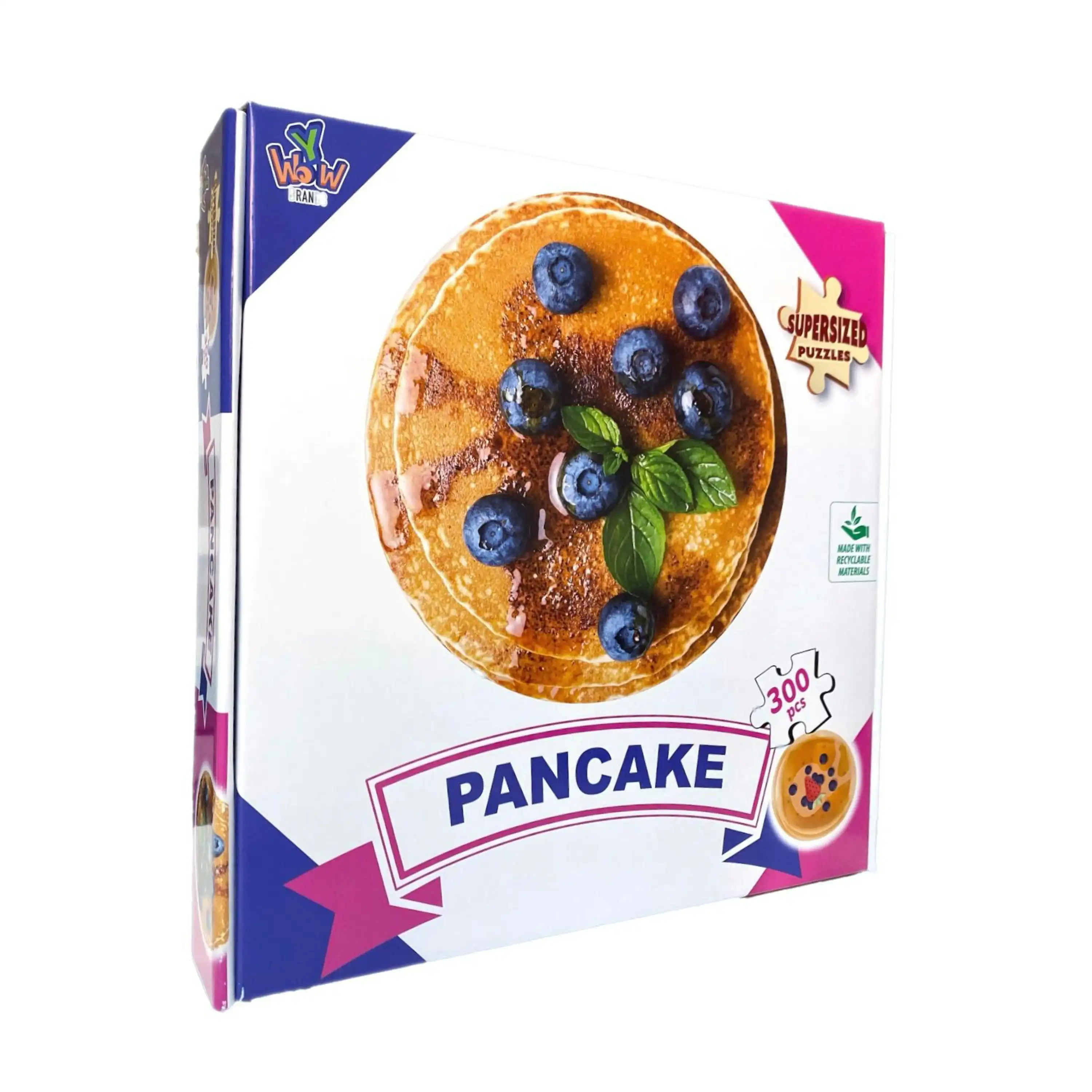 SuperSized Puzzles Pancake, Blueberry- 300pc