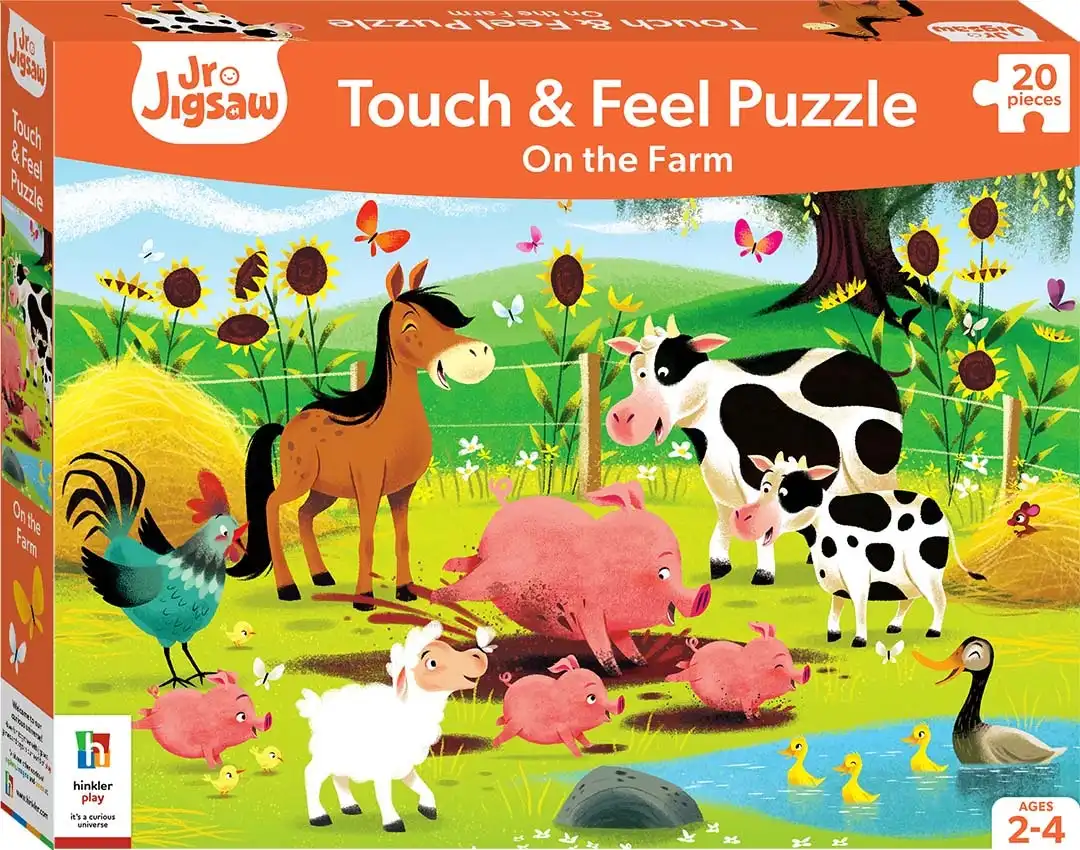 Junior Jigsaw Puzzle, Touch and Feel: On the Farm