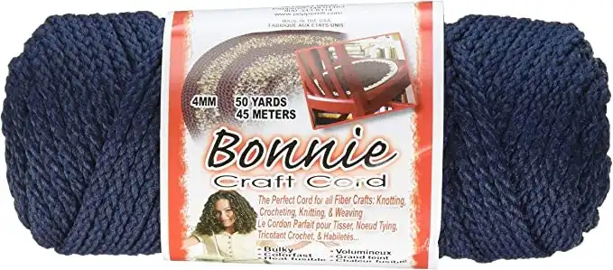 Bonnie Craft Cord, Navy- 4mmx45m