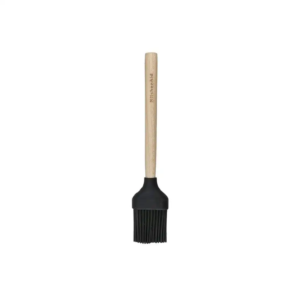 KitchenAid Maple Handle Silicone Mini Pastry Brush