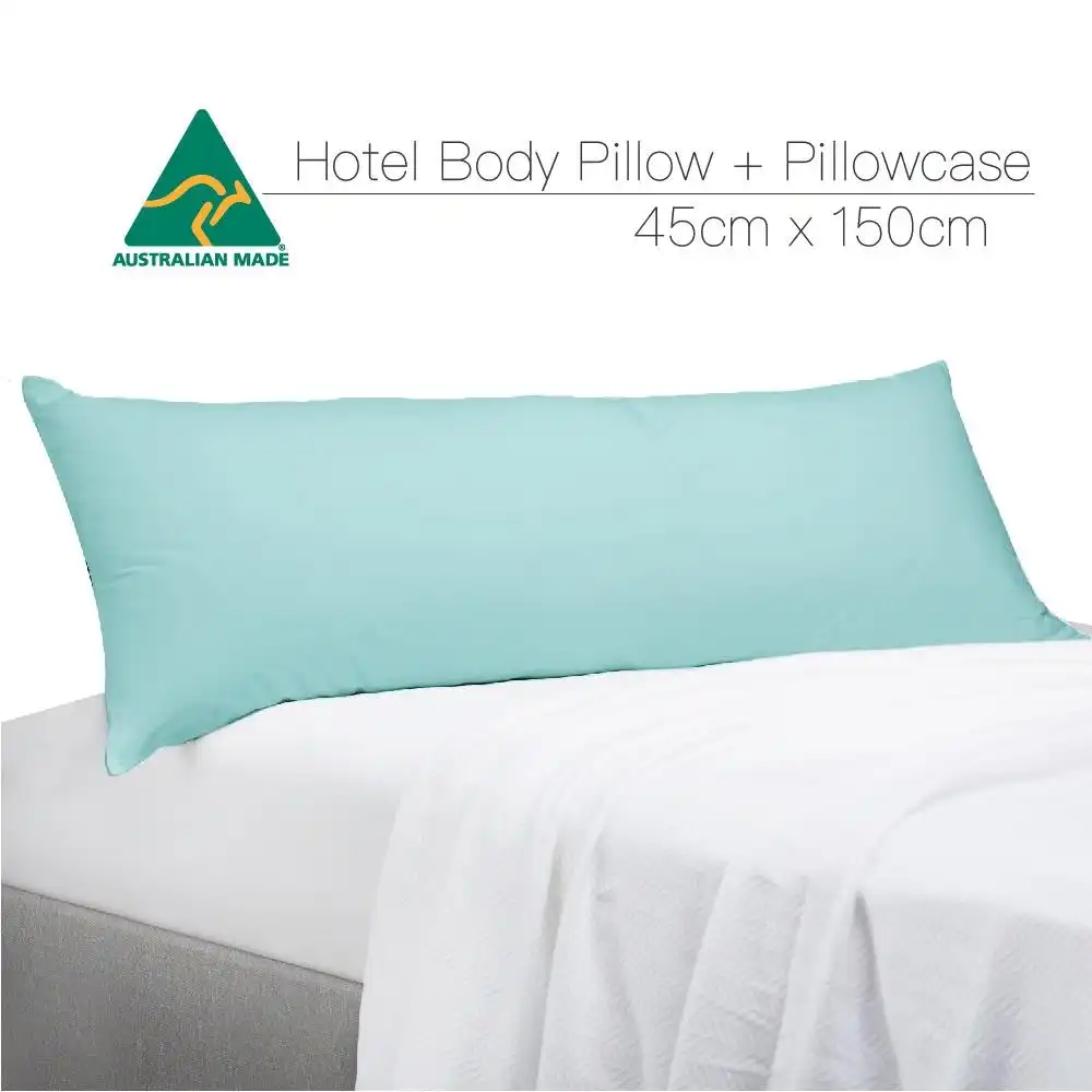 Aquamarine Color Aus Made Full Long Body Pillow